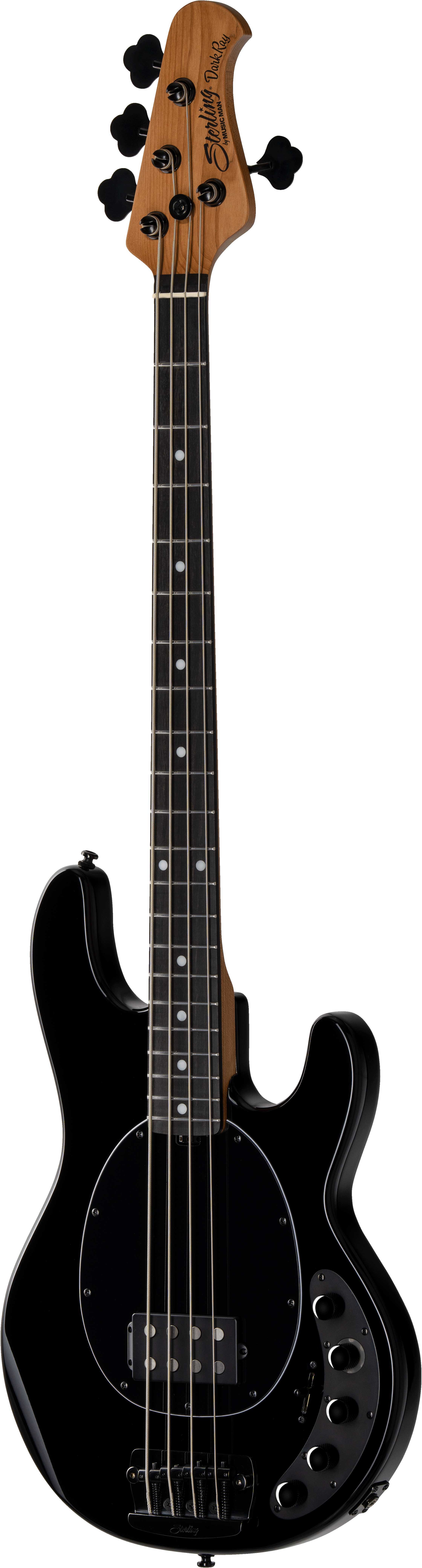 GUITARGUITAR Music Man Sterling DarkRay 4 Obsidian Black