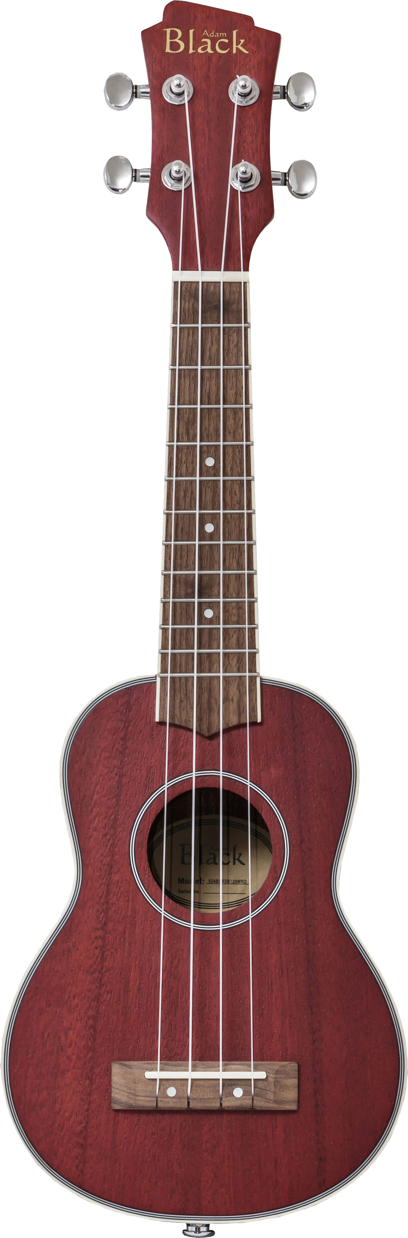 GUITARGUITAR Adam Black Soprano Ukulele Wine Red