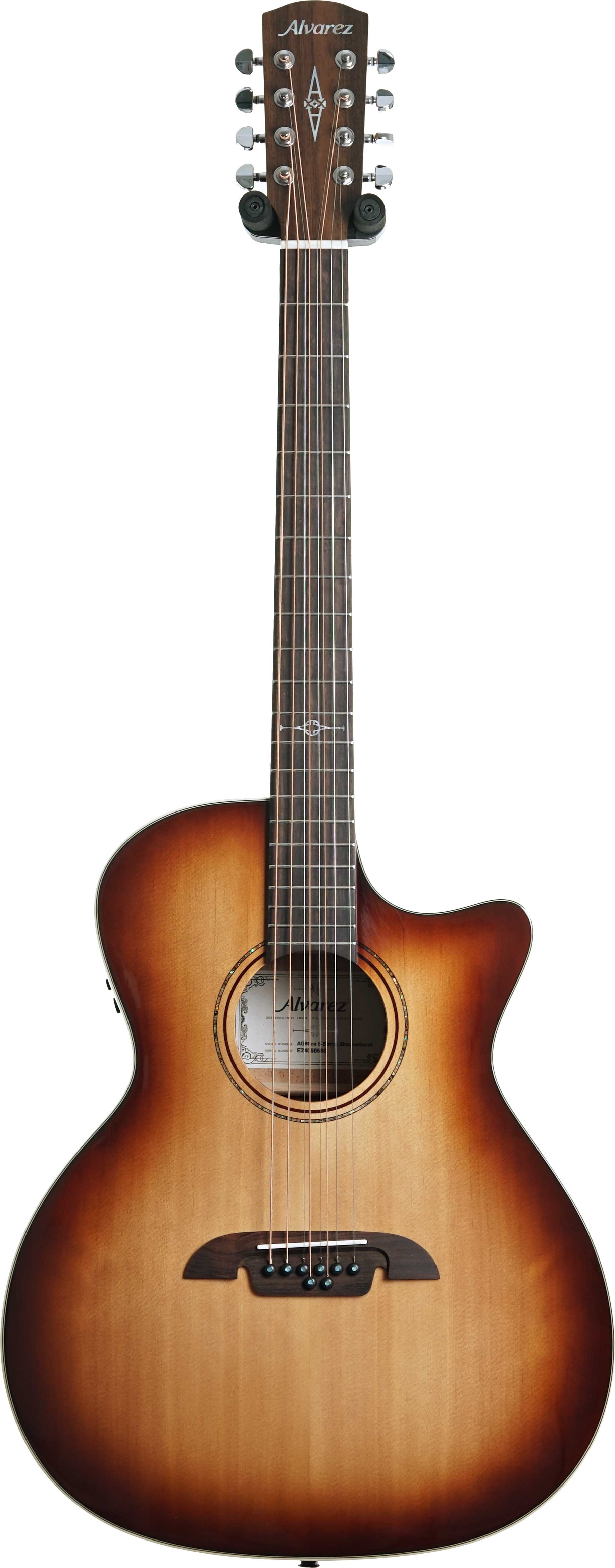 GUITARGUITAR Alvarez Artist Series AG60ce 8-String Shadowburst