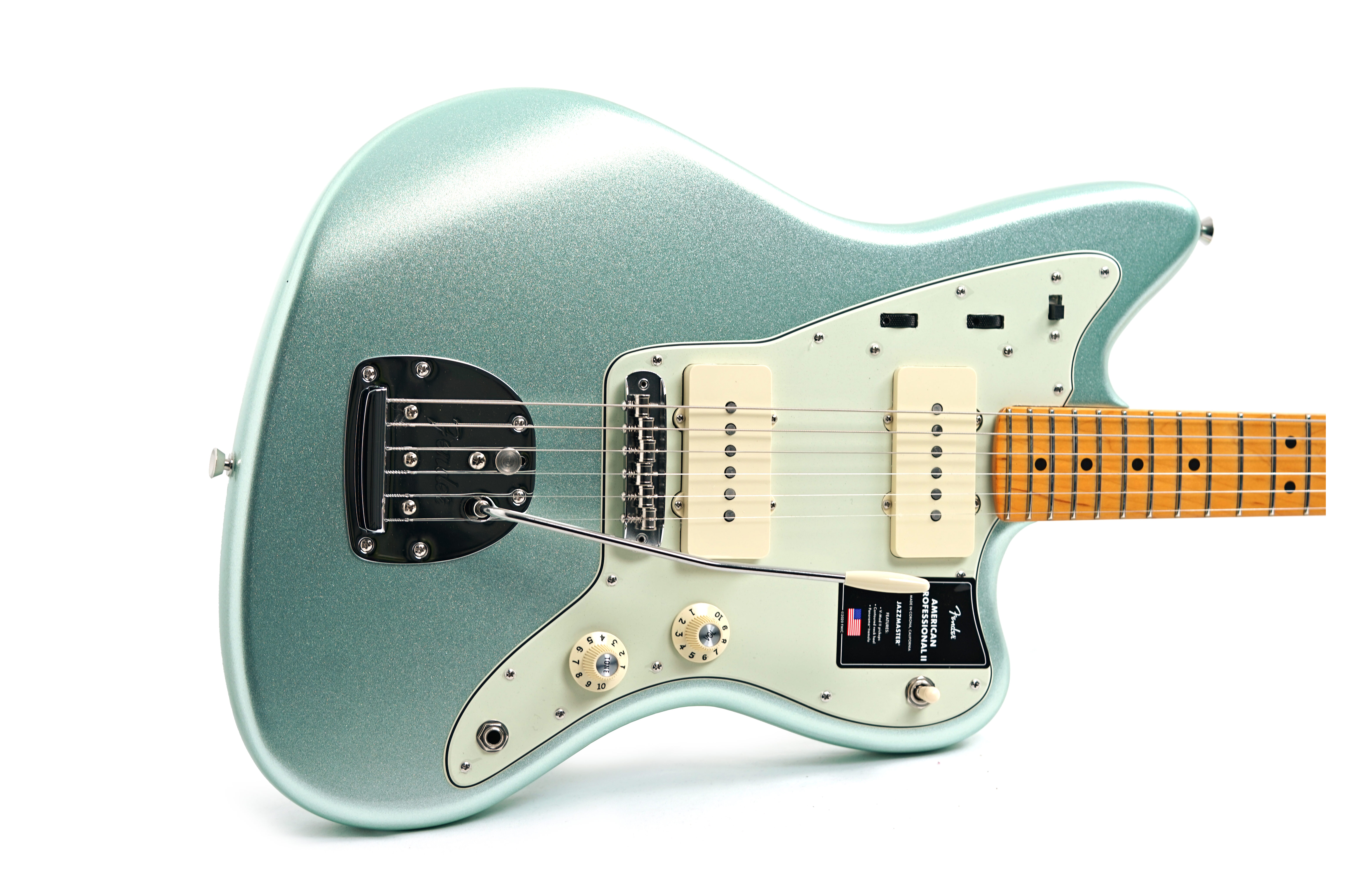 GUITARGUITAR Fender American Professional II Jazzmaster Mystic Surf Green Maple Fingerboard #US25085833