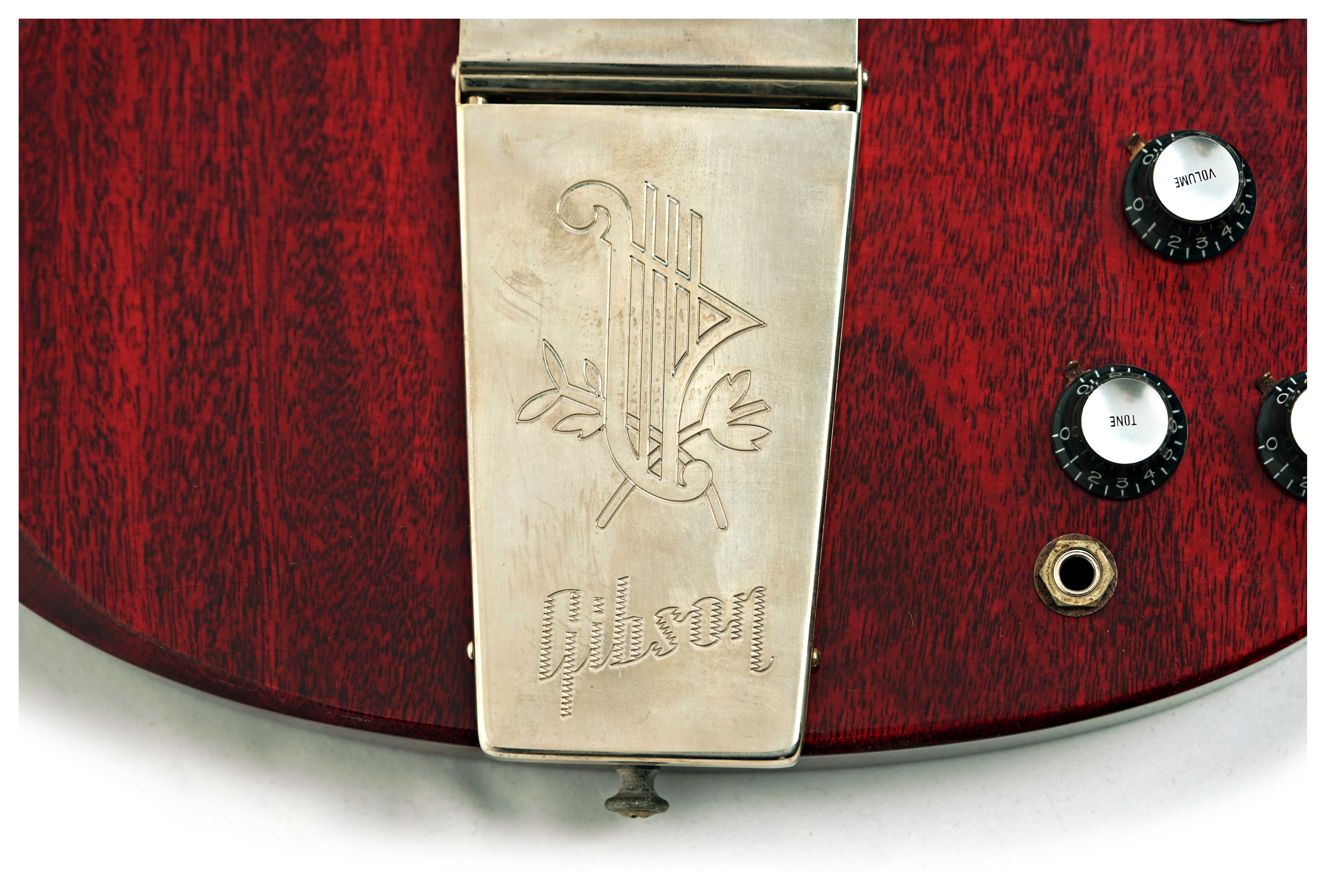 GUITARGUITAR Gibson Custom Shop Murphy Lab 1964 SG Standard Reissue With Maestro Ultra Light Aged Cherry Red #503404