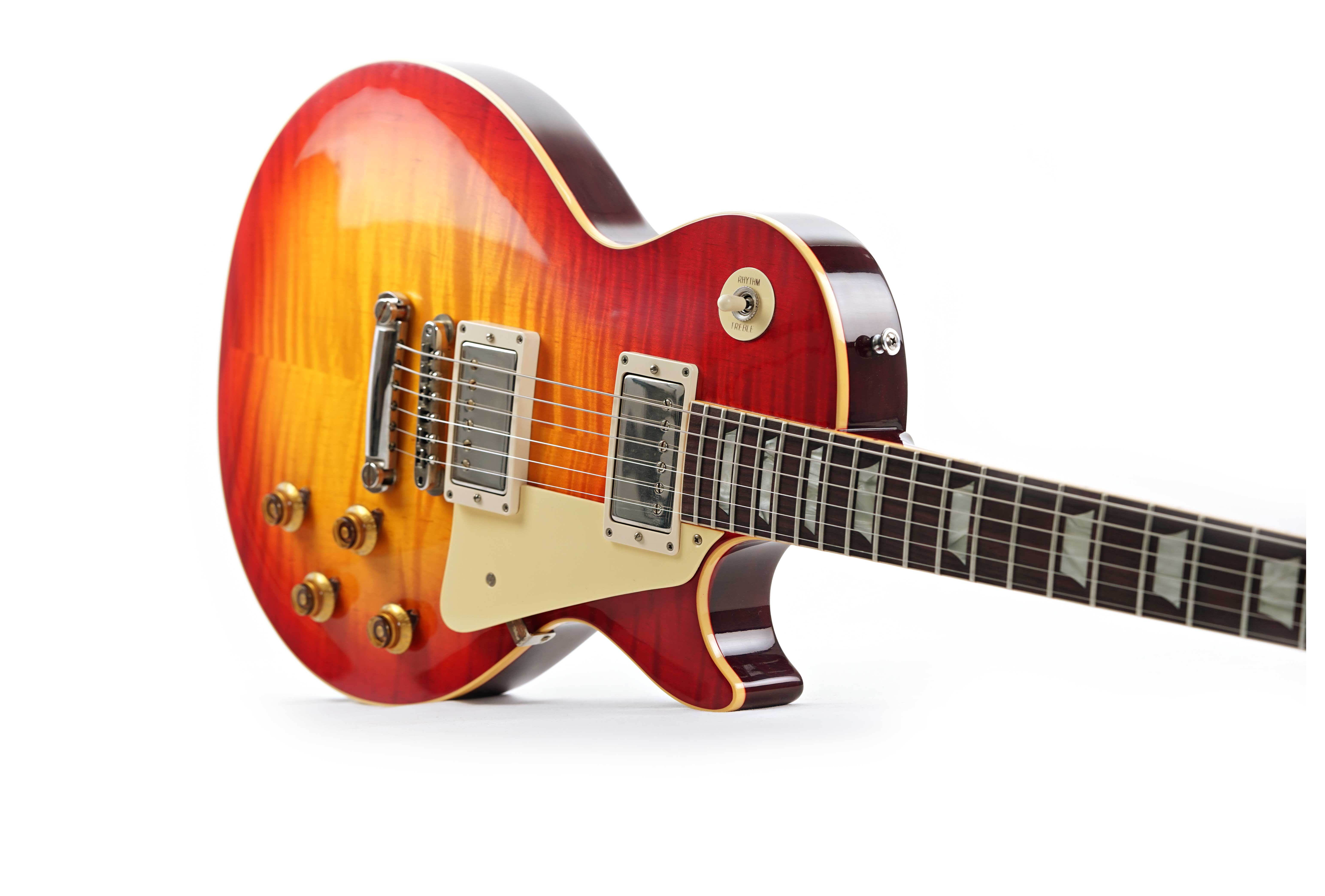 GUITARGUITAR Gibson Custom Shop 1959 Les Paul Standard Reissue VOS Washed Cherry Sunburst #94874