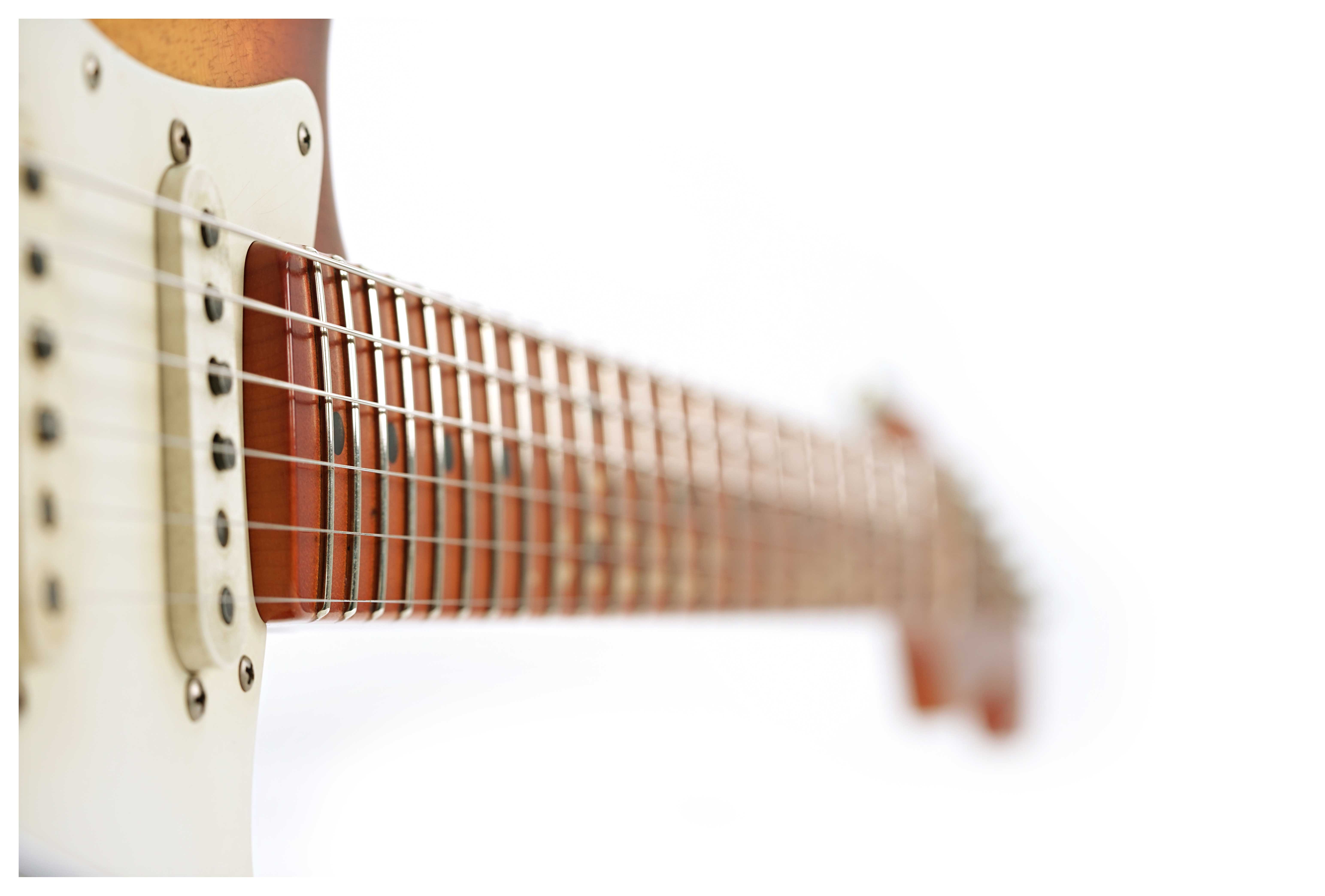 GUITARGUITAR Fender Custom Shop 1956 Stratocaster Journeyman Relic Transparent 3 Tone Sunburst Masterbuilt by Levi Perry #CZ565540
