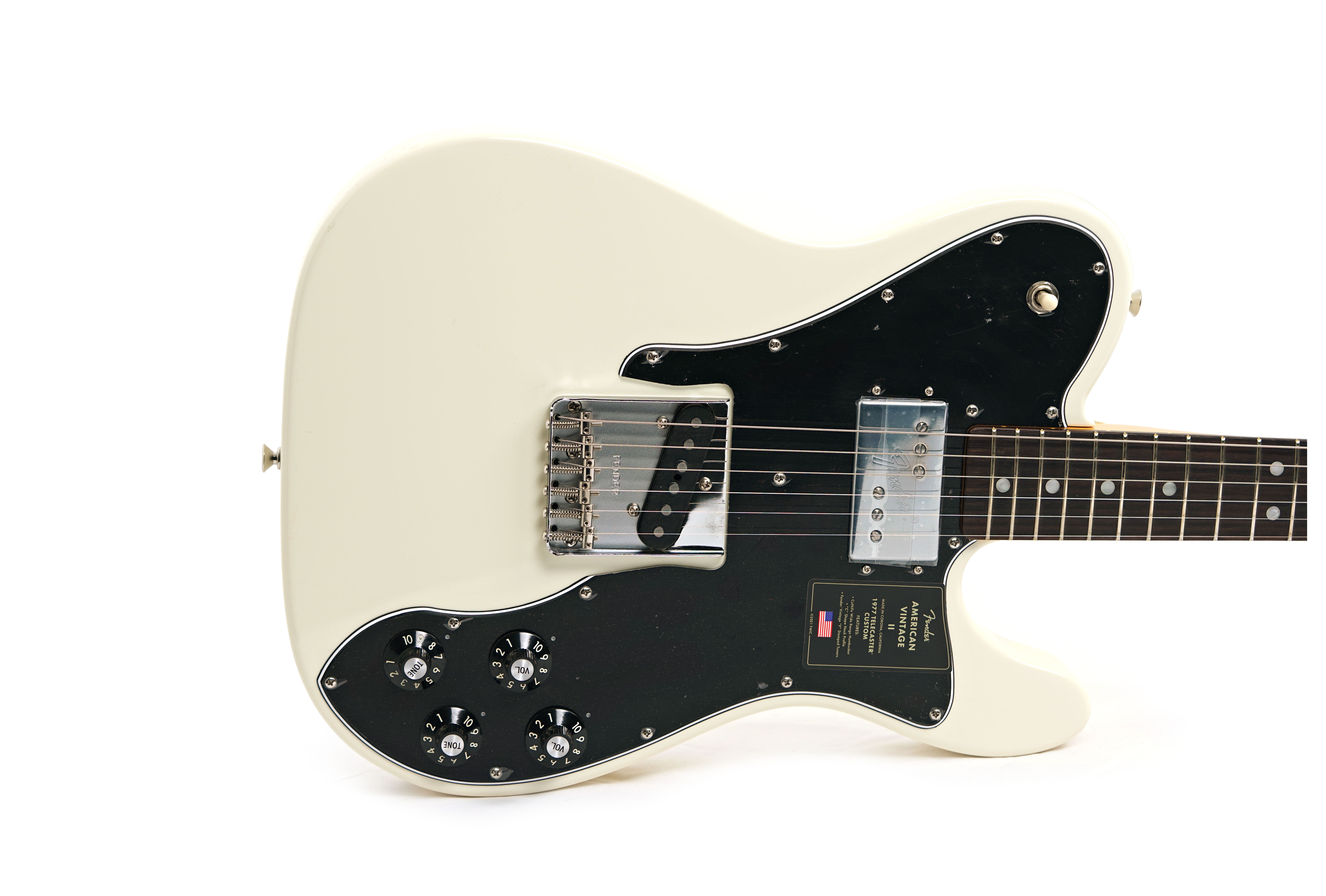 GUITARGUITAR Fender American Vintage II 1977 Telecaster Custom Rosewood Fingerboard Olympic White #VS231006