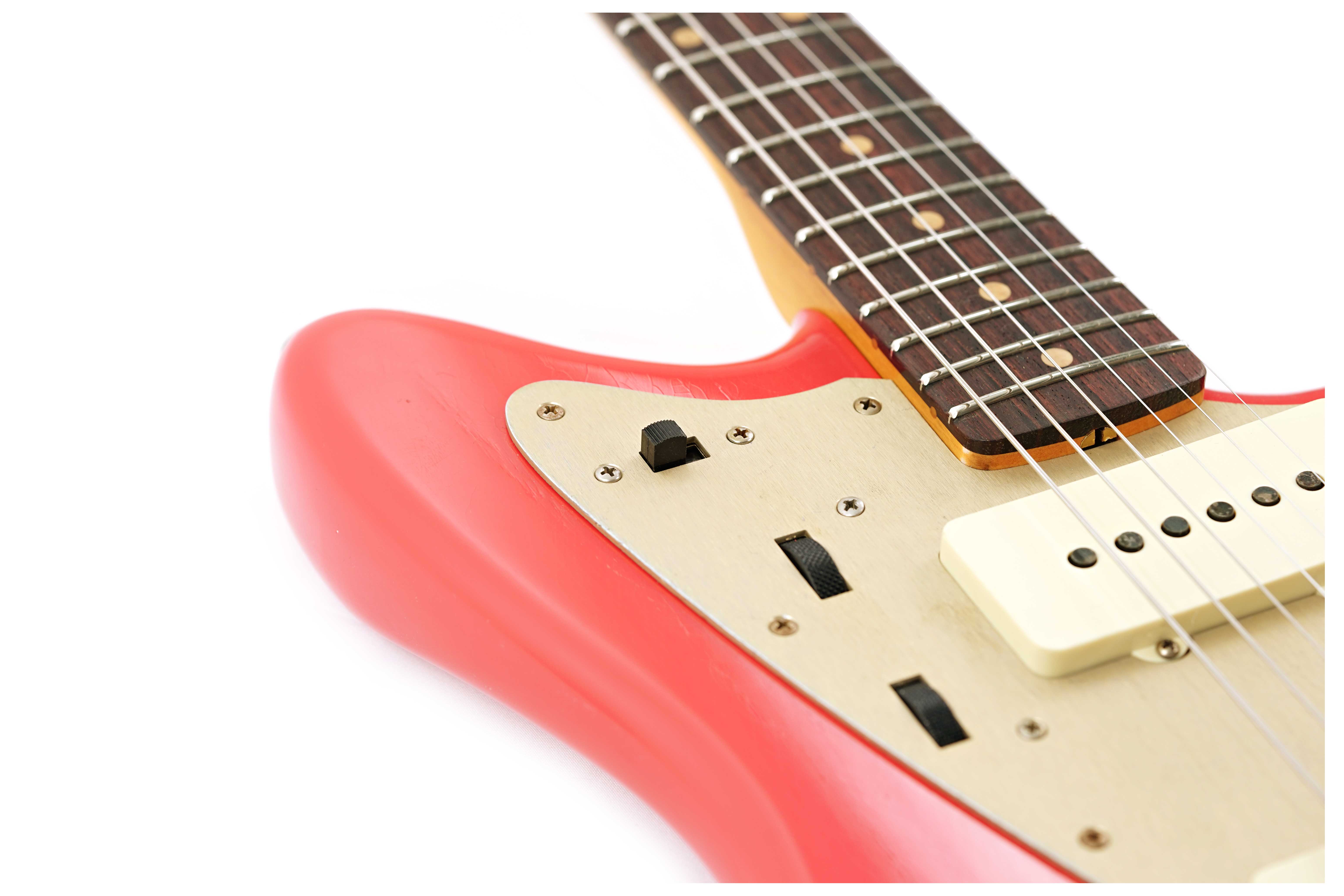 GUITARGUITAR Fender Custom Shop 1959 250k Jazzmaster Journeyman Relic Fiesta Red guitarguitar spec #CZ574567