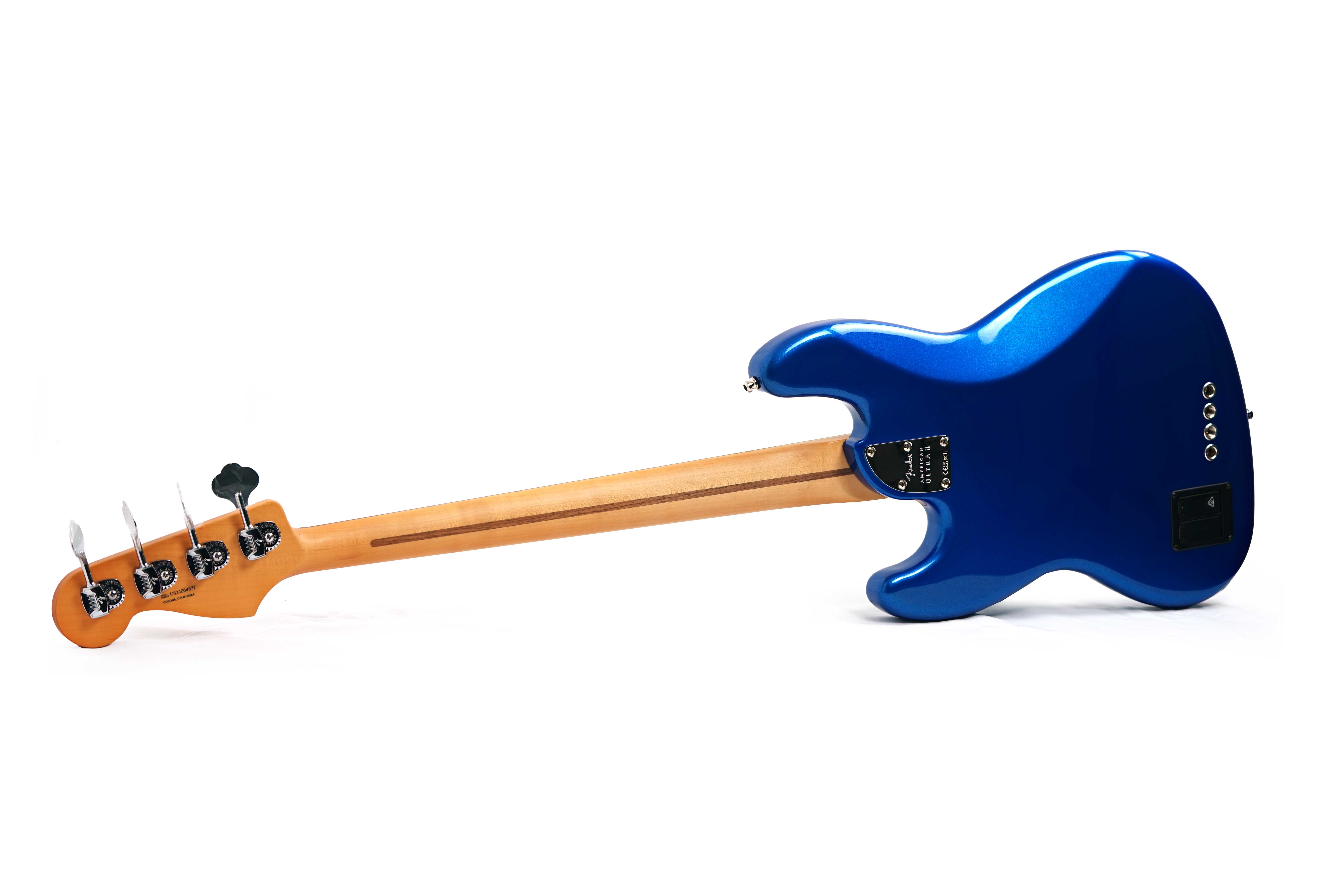 GUITARGUITAR Fender American Ultra II Jazz Bass Noble Blue Ebony Fingerboard #US24064877