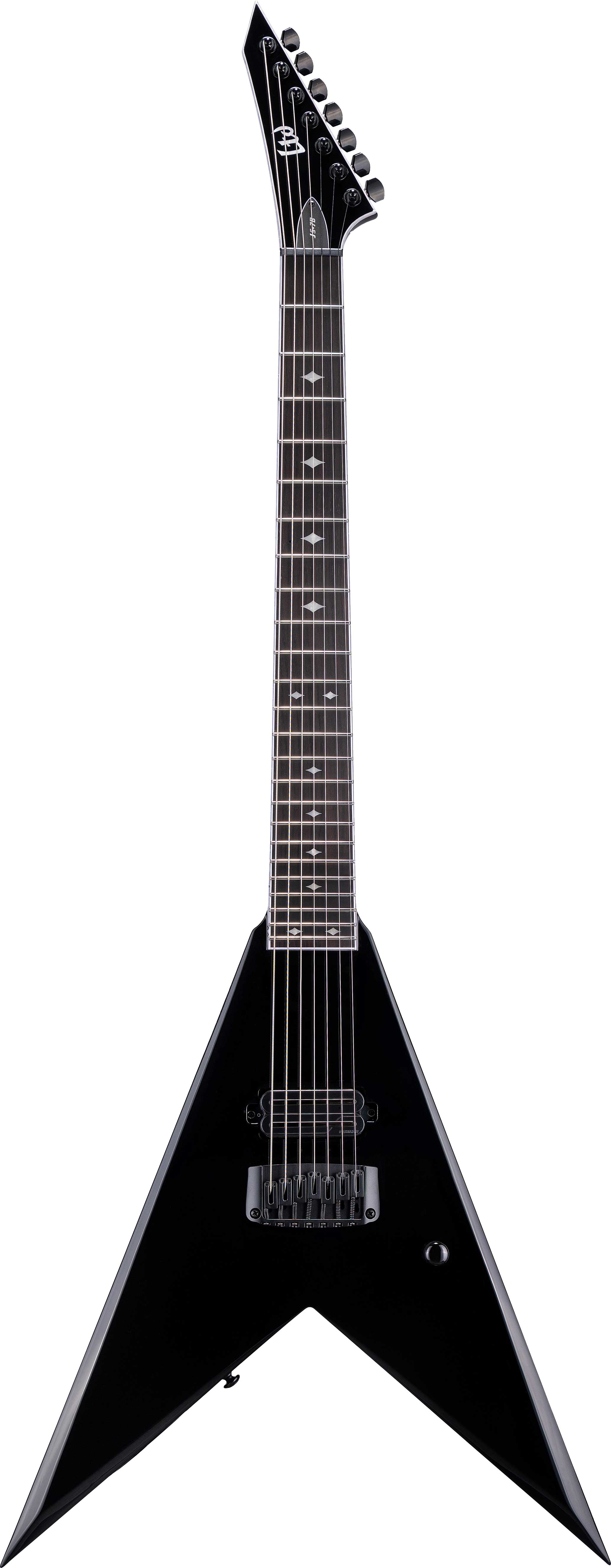 GUITARGUITAR ESP LTD JS-7 Jack Simmons Baritone Black