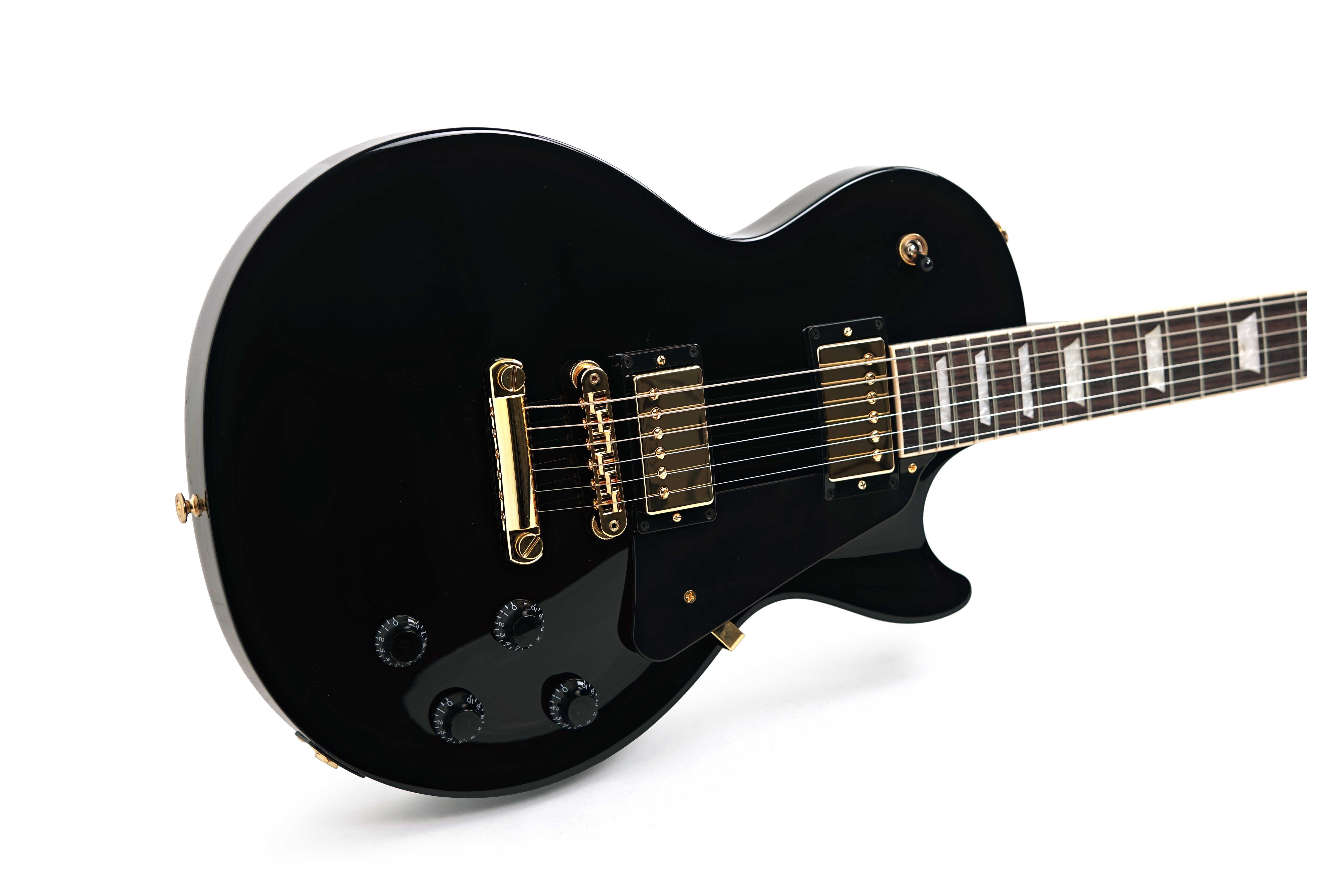 GUITARGUITAR Gibson Les Paul Studio Ebony Gold Hardware #203450190