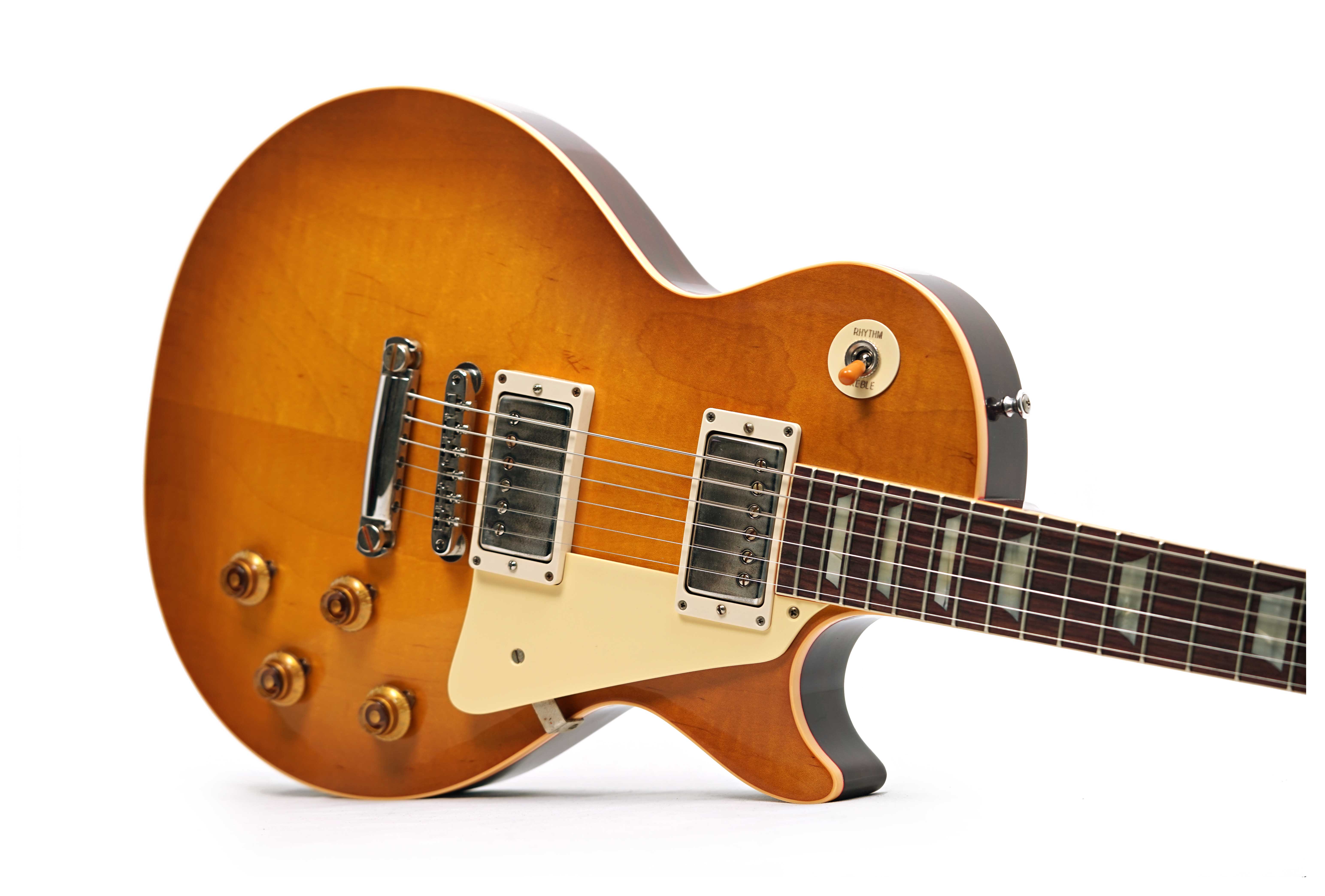 GUITARGUITAR Gibson Custom Shop 1958 Les Paul Standard Reissue Lemon Burst VOS #85512