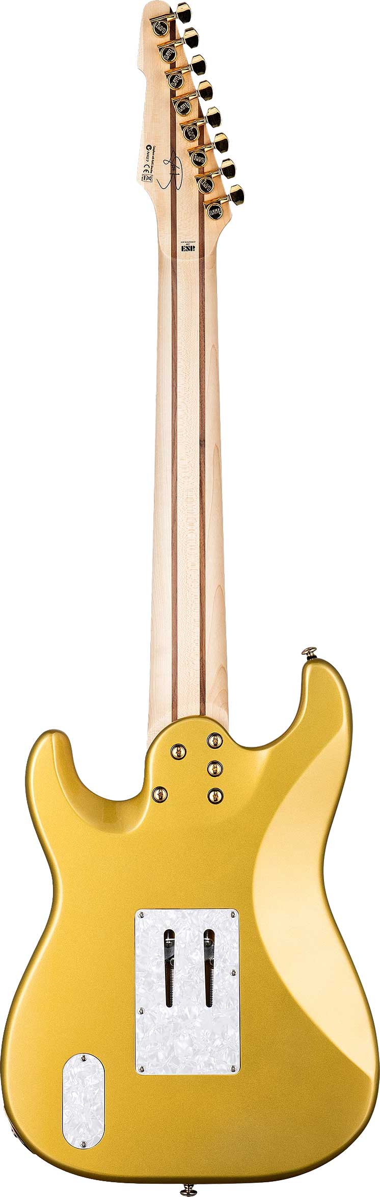 GUITARGUITAR ESP LTD JRV-8 Javier Reyes Signature Metallic Gold