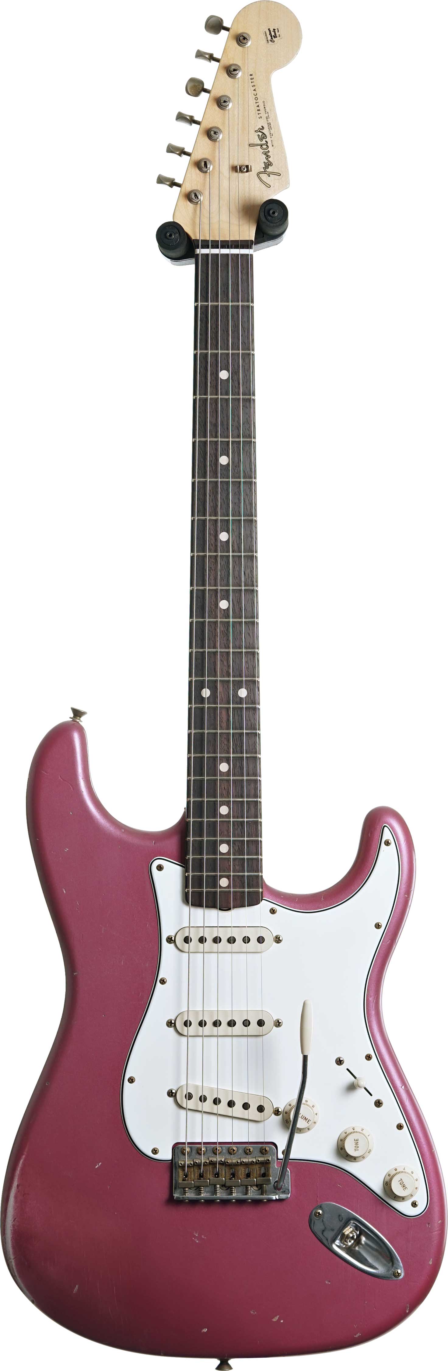 GUITARGUITAR Fender Custom Shop 1962 Stratocaster Journeyman Relic Burgundy Mist Masterbuilt by Austin MacNutt
