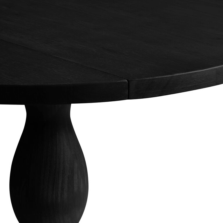 World Market Jozy Round Wood Drop Leaf Dining Table