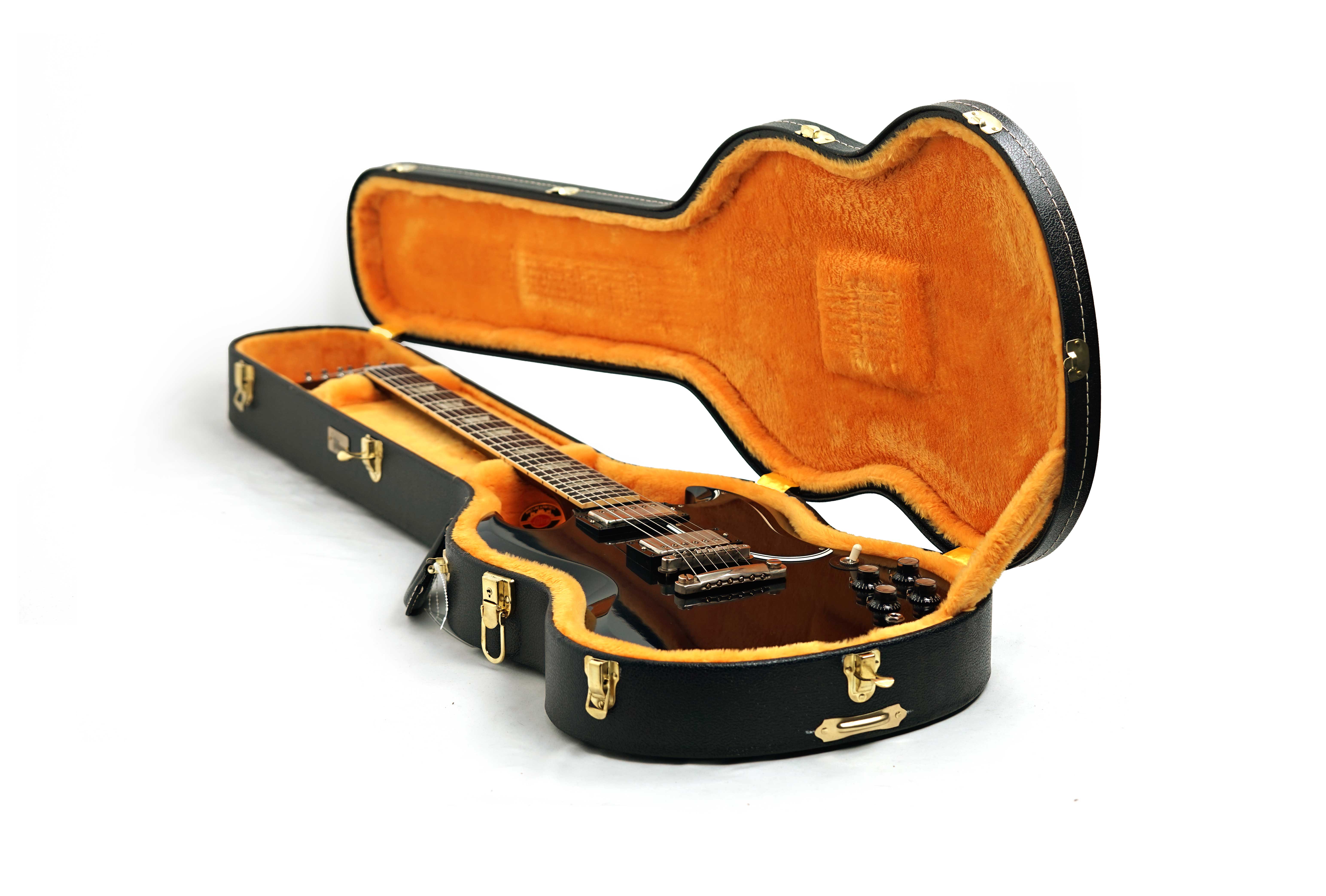 GUITARGUITAR Gibson Custom Shop Dealer Select 1961 Les Paul SG Standard Reissue Stop-Bar VOS Ebony #503041