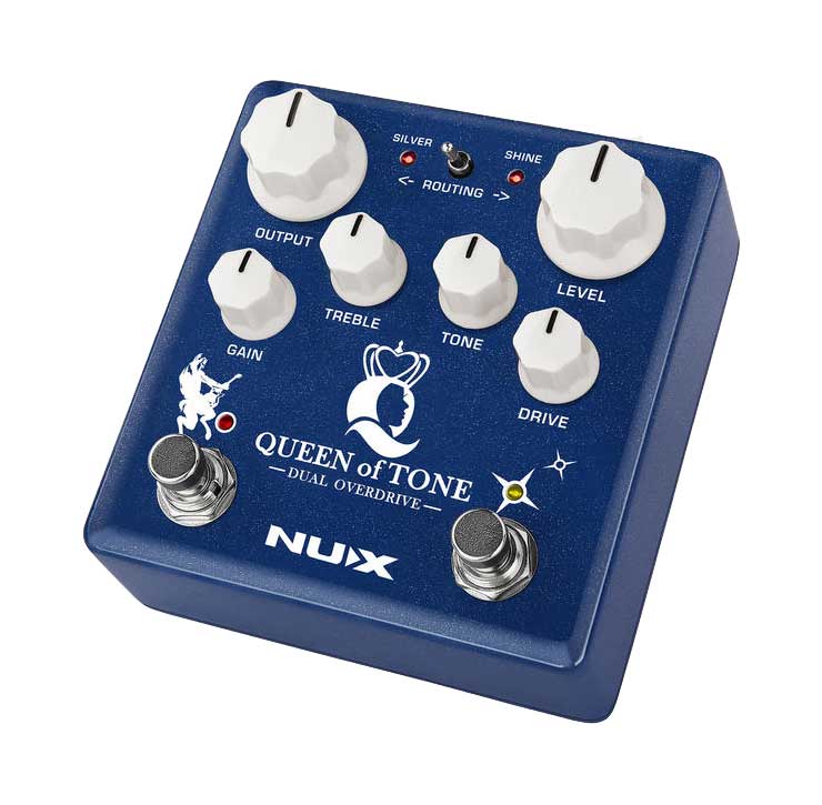 GUITARGUITAR NUX Queen of Tone Dual Stacked Overdrive Pedal