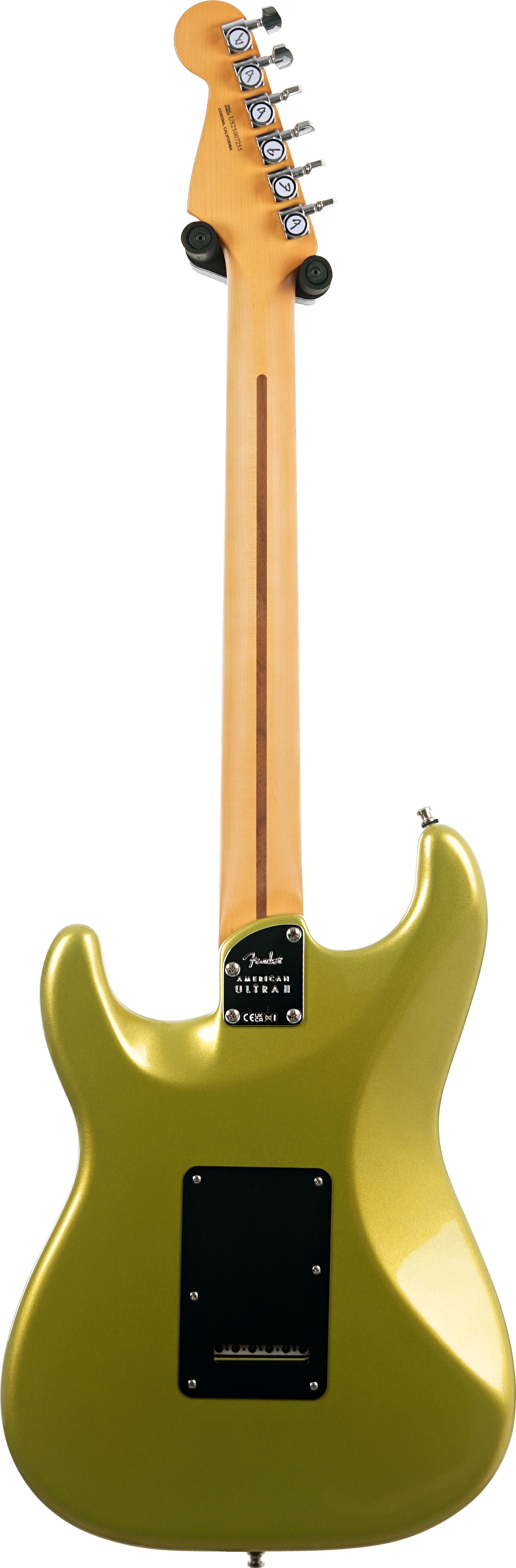 GUITARGUITAR Fender American Ultra II Stratocaster HSS Solar Flare Ebony Fingerboard #US25007255