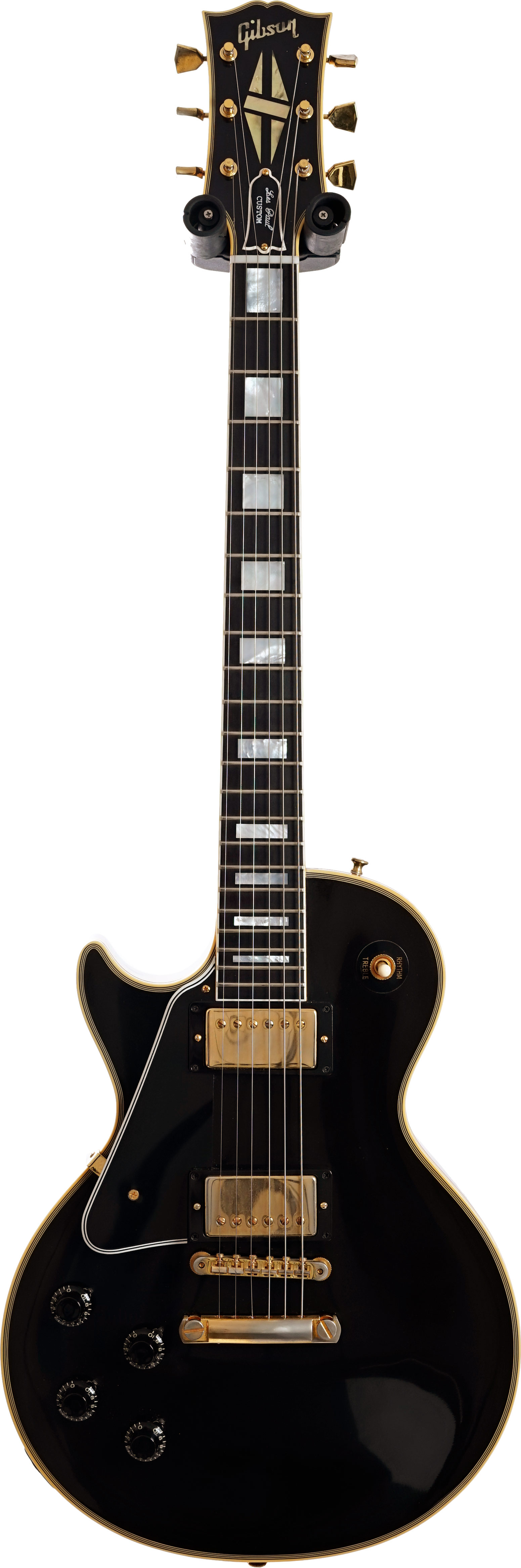 GUITARGUITAR Gibson Custom Shop 1957 Les Paul Custom 2 Pickup VOS Ebony Left Handed (Pre-Owned)