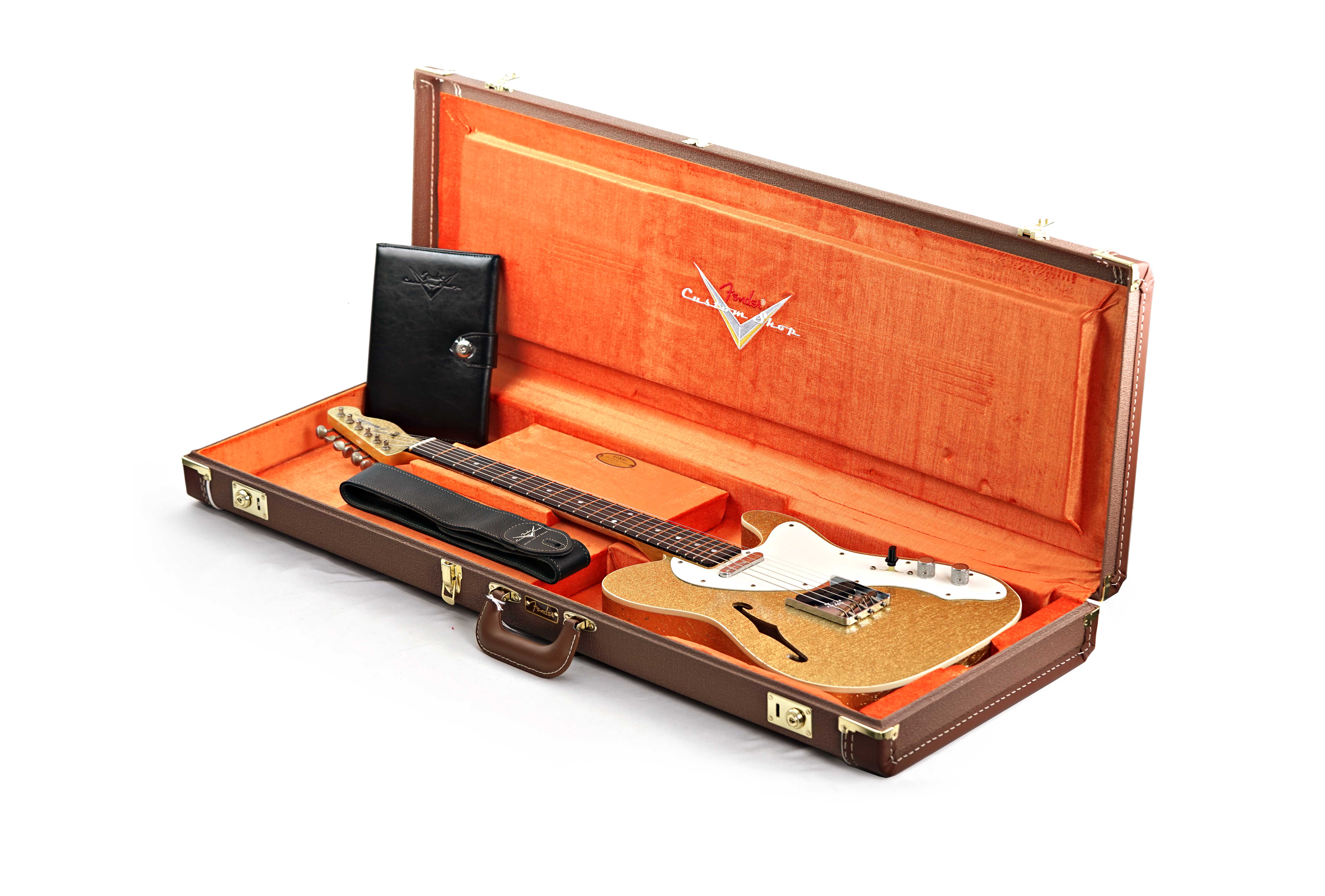 GUITARGUITAR Fender Custom Shop Limited Edition 1960 Telecaster Custom Jouneyman Relic Aged Gold Sparkle #CZ586071