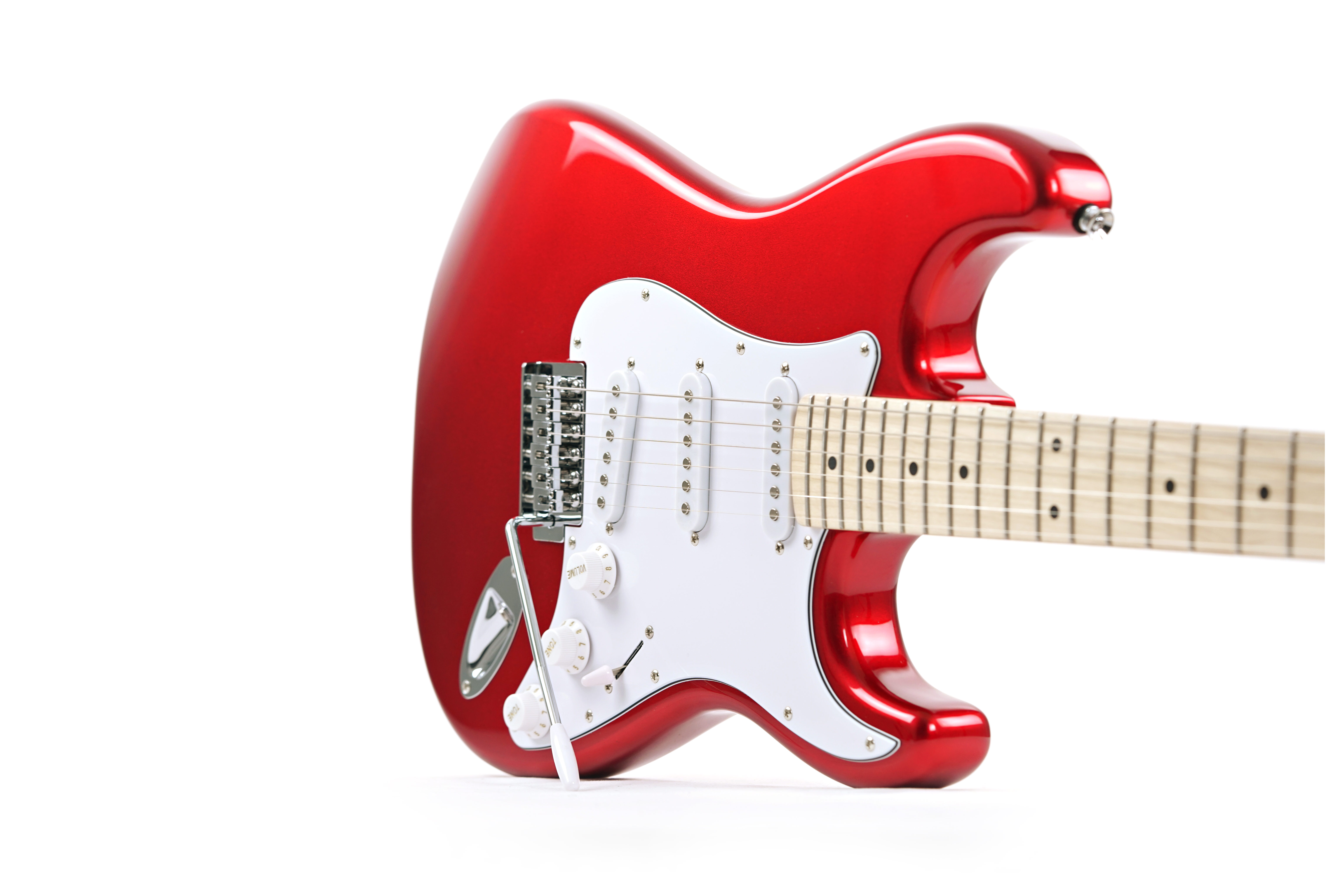 GUITARGUITAR EastCoast ST1 Candy Red Maple Fingerboard