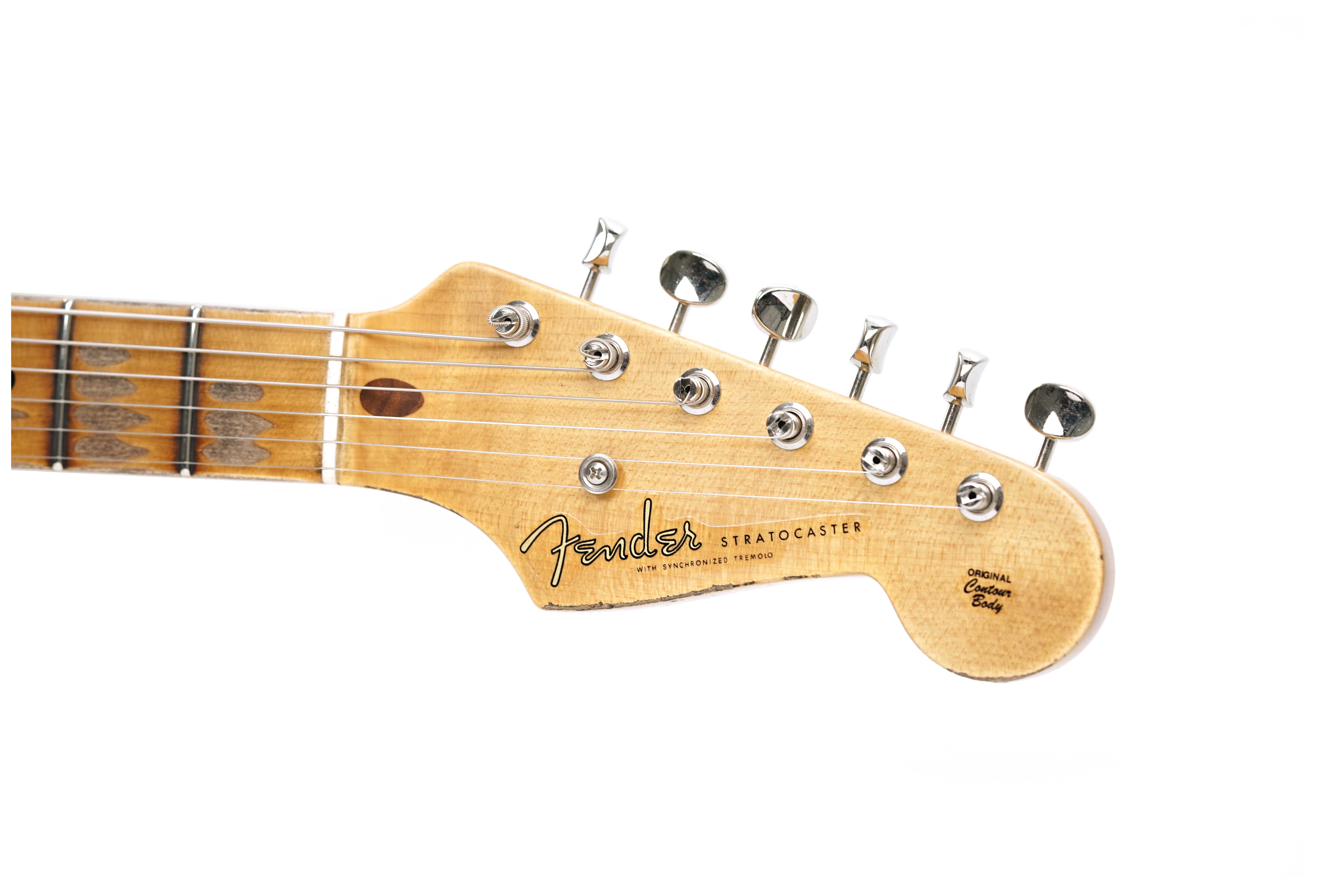 GUITARGUITAR Fender Custom Shop Limited Edition 1954 Stratocaster Relic Aged Black with Closet Classic Hardware #LXX0465