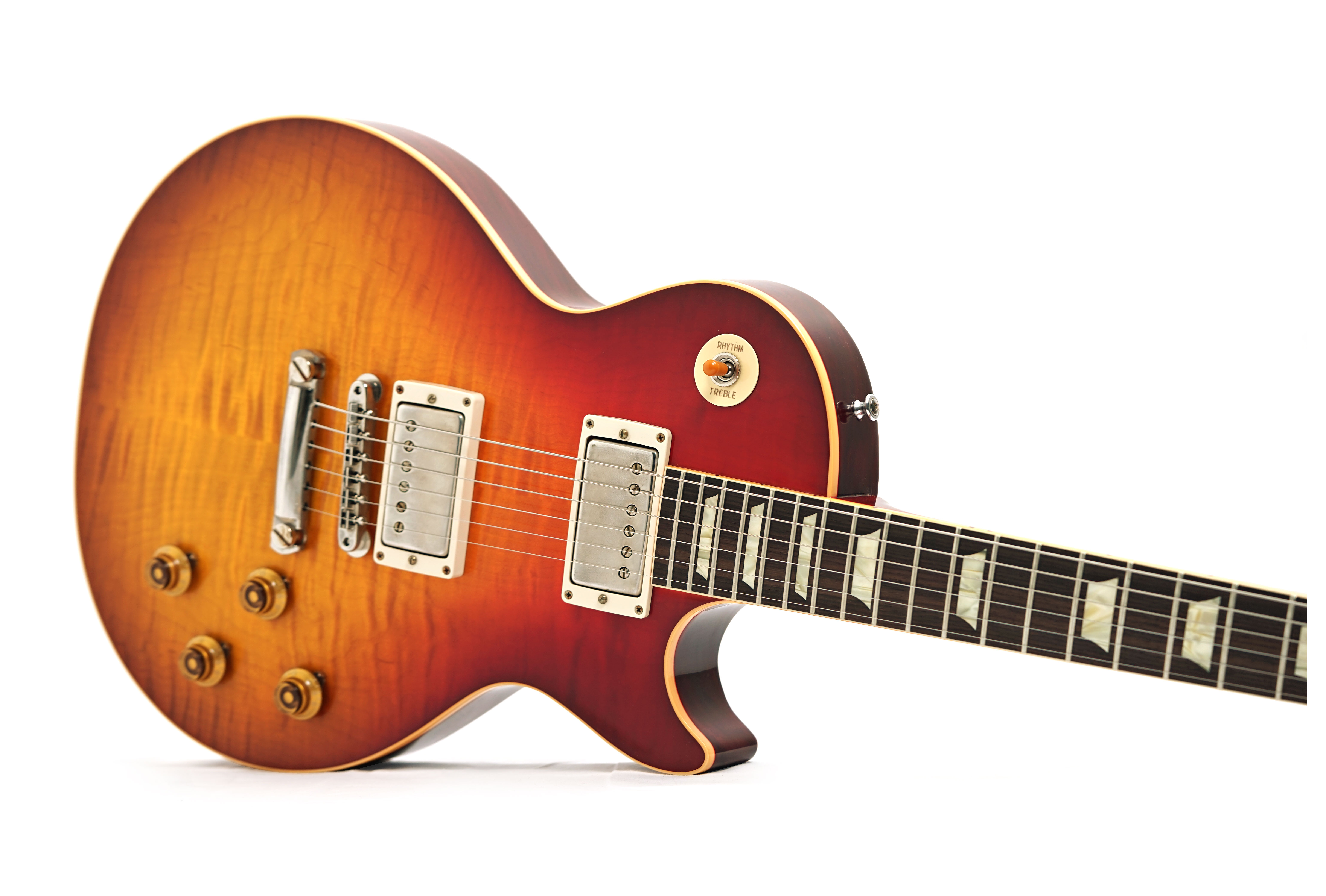 GUITARGUITAR Gibson Custom Shop Dealer Select 1959 Les Paul Standard VOS Dark Cherry Tea Burst Fade #953087