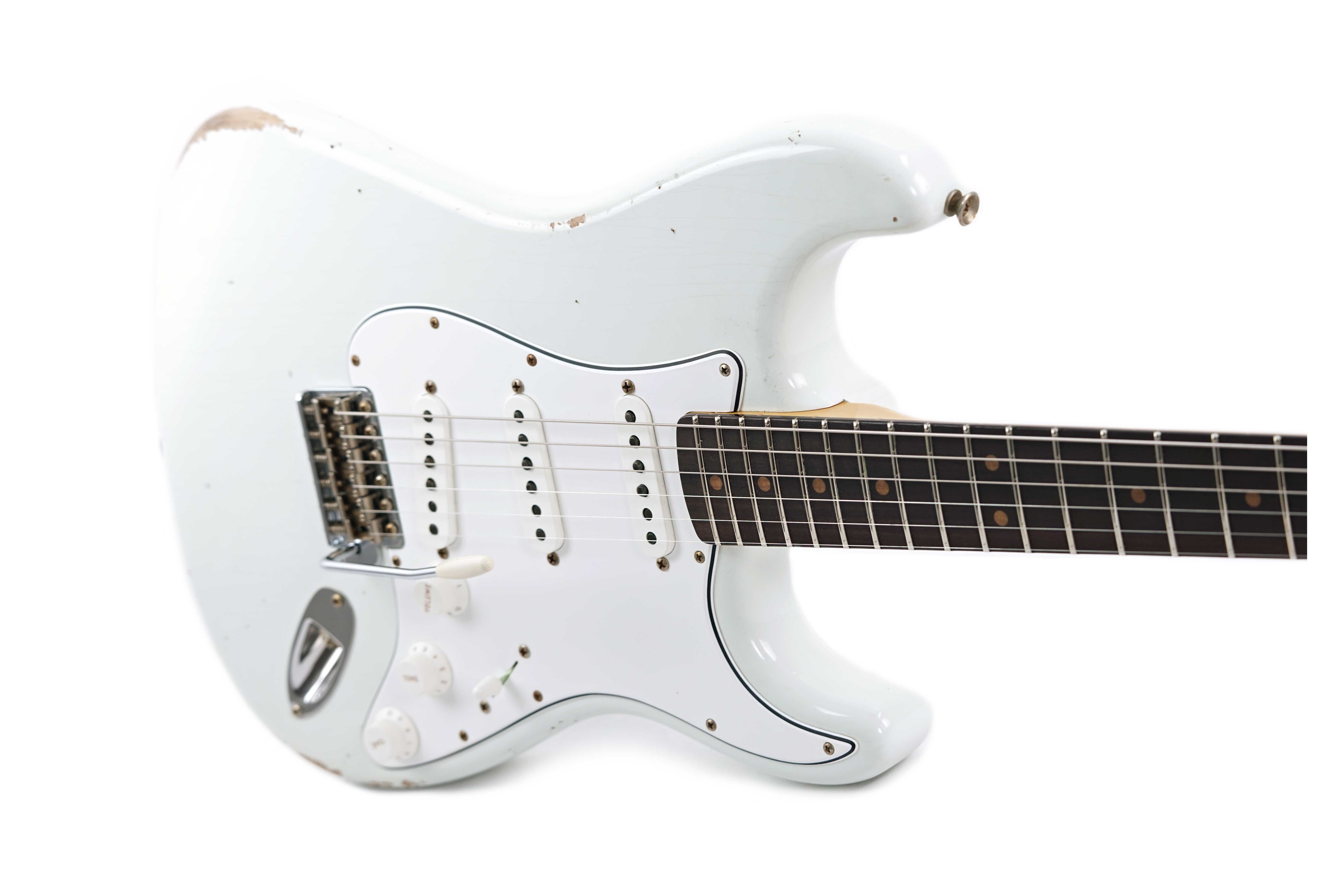 GUITARGUITAR Fender Custom Shop Mid '60s Collection Stratocaster Relic Faded Olympic White #R143641