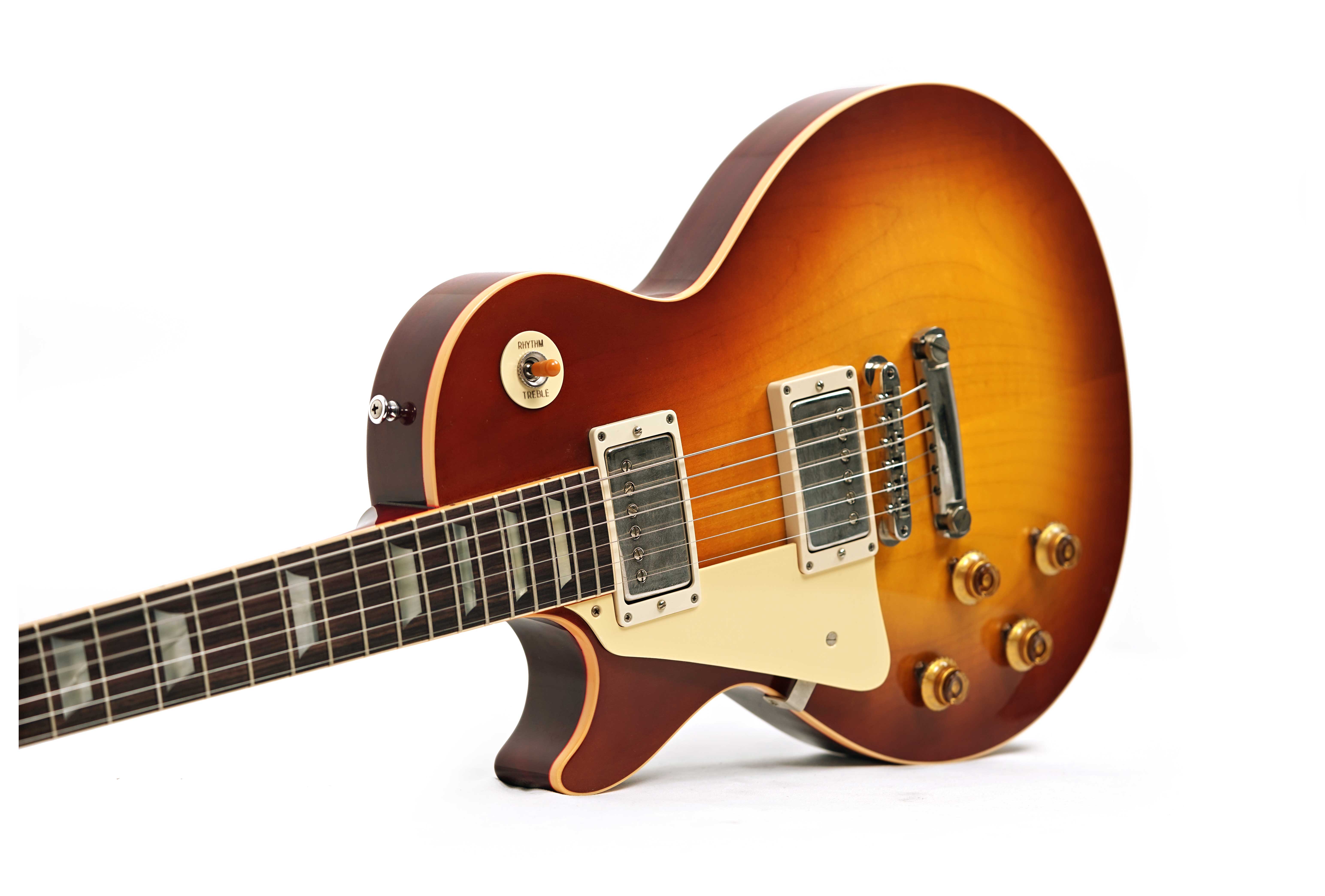 GUITARGUITAR Gibson Custom Shop 1958 Les Paul Standard Reissue VOS Left Handed Iced Tea Burst #841264