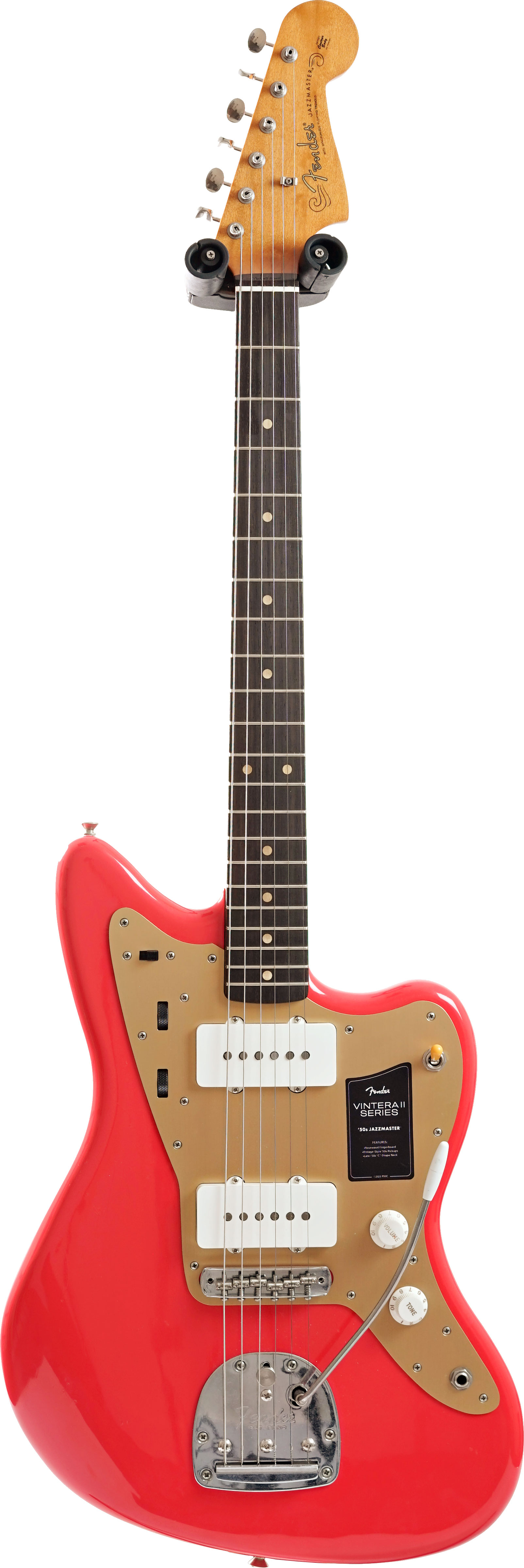 GUITARGUITAR Fender Limited Edition Vintera II Roadworn 50s Jazzmaster Fiesta Red Rosewood Fingerboard #MX25064074