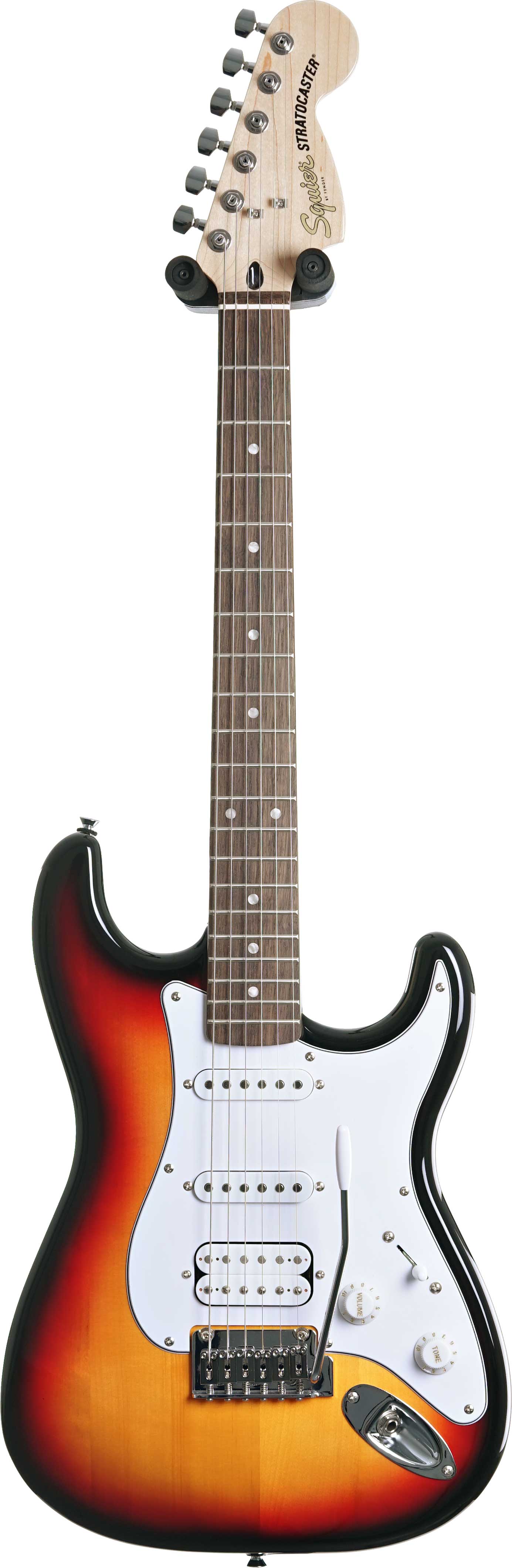 GUITARGUITAR Squier Affinity Series Stratocaster Junior HSS Laurel Fingerboard White Pickguard 3 Colour Sunburst