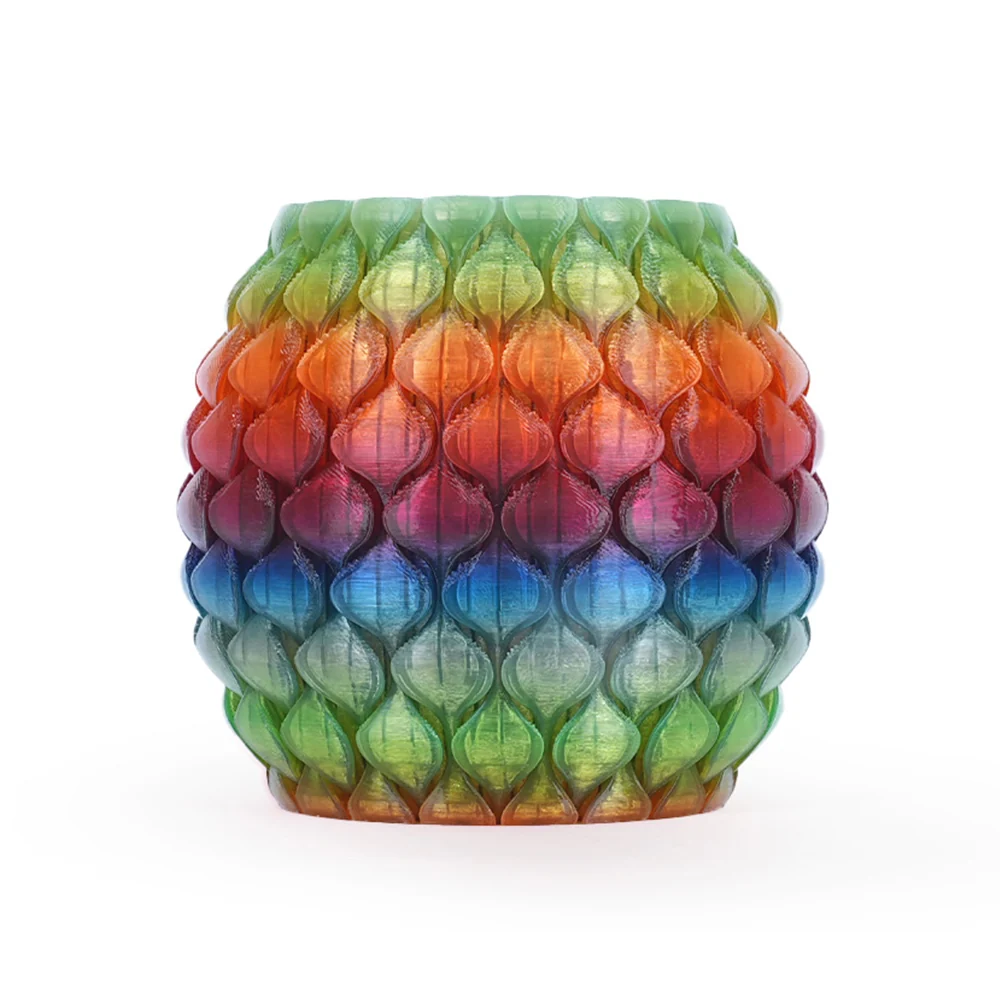 [MOQ: 3KG] PLA, SILK, PETG Rainbow Filament 3D Printer Filament 1KG