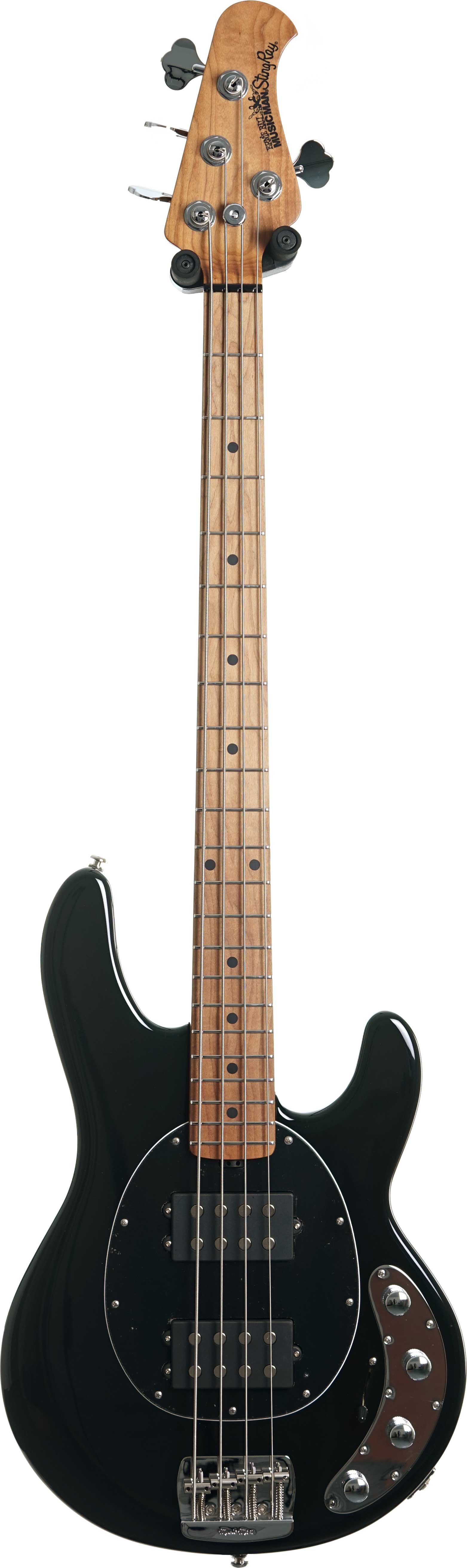 GUITARGUITAR Music Man Stingray Special 4 HH Black Maple Fingerboard #F99328