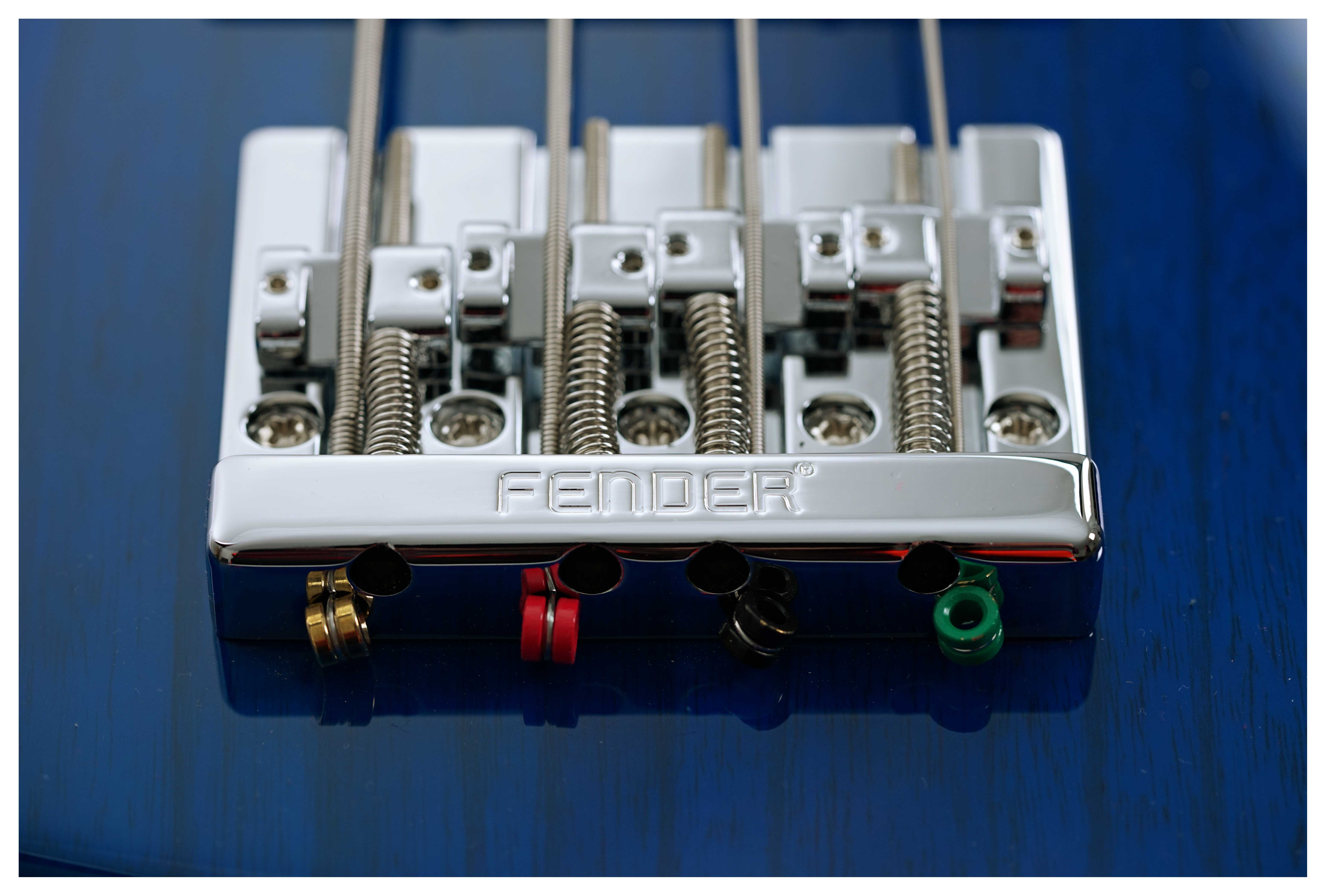 GUITARGUITAR Fender Custom Shop Custom Classic Jazz Bass IV Sapphire Blue Transparent Rosewood Fingerboard #cz568257