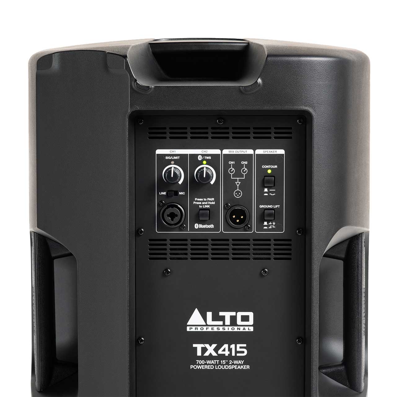 GUITARGUITAR Alto TX415 Powered Speaker 700W 15-inch Powered Loudspeaker with Bluetooth