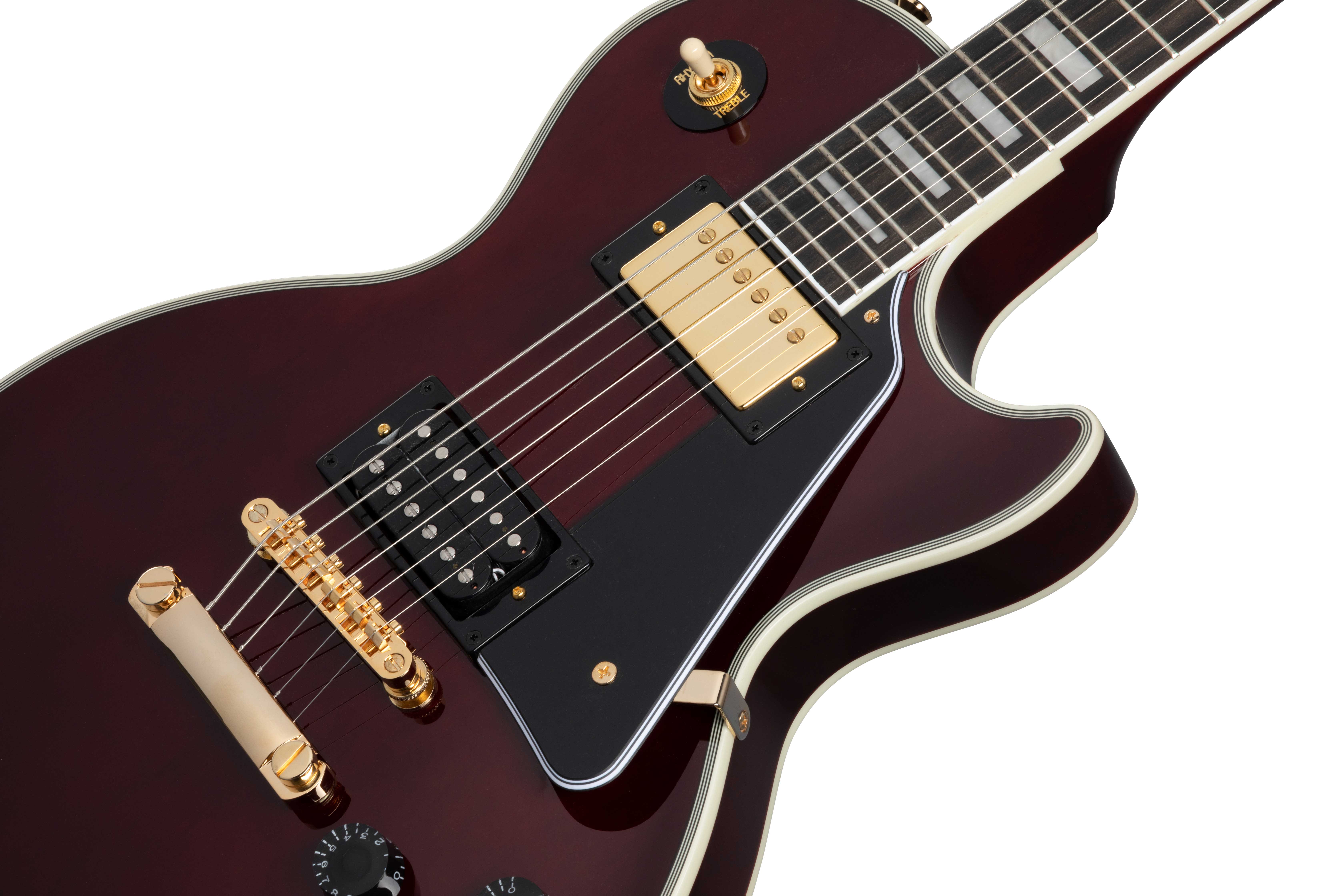 GUITARGUITAR Epiphone Jerry Cantrell Wino Les Paul Custom Dark Wine Red