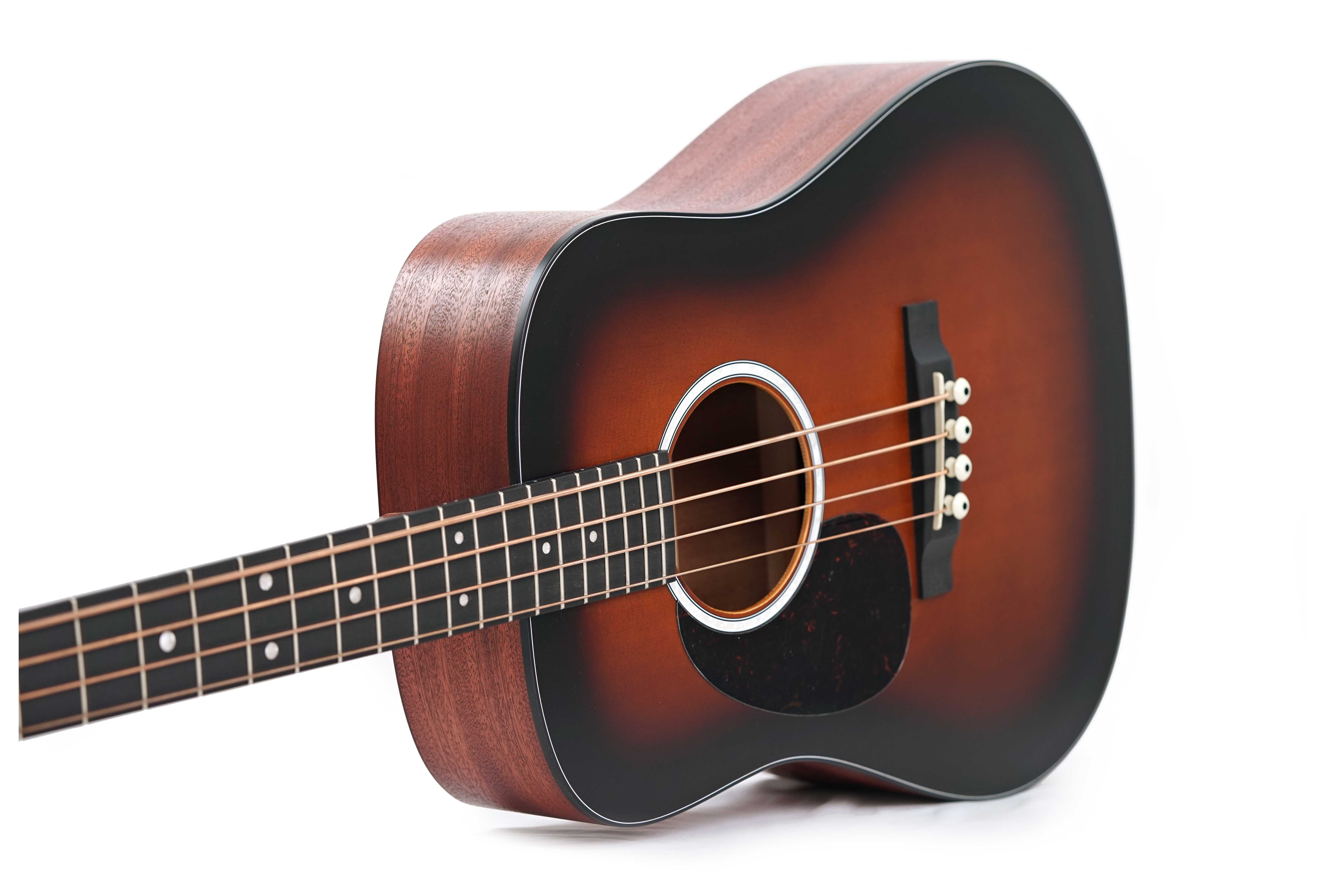 GUITARGUITAR Martin DJR-10E Dreadnought Junior Short Scale Acoustic Bass Burst Left Handed