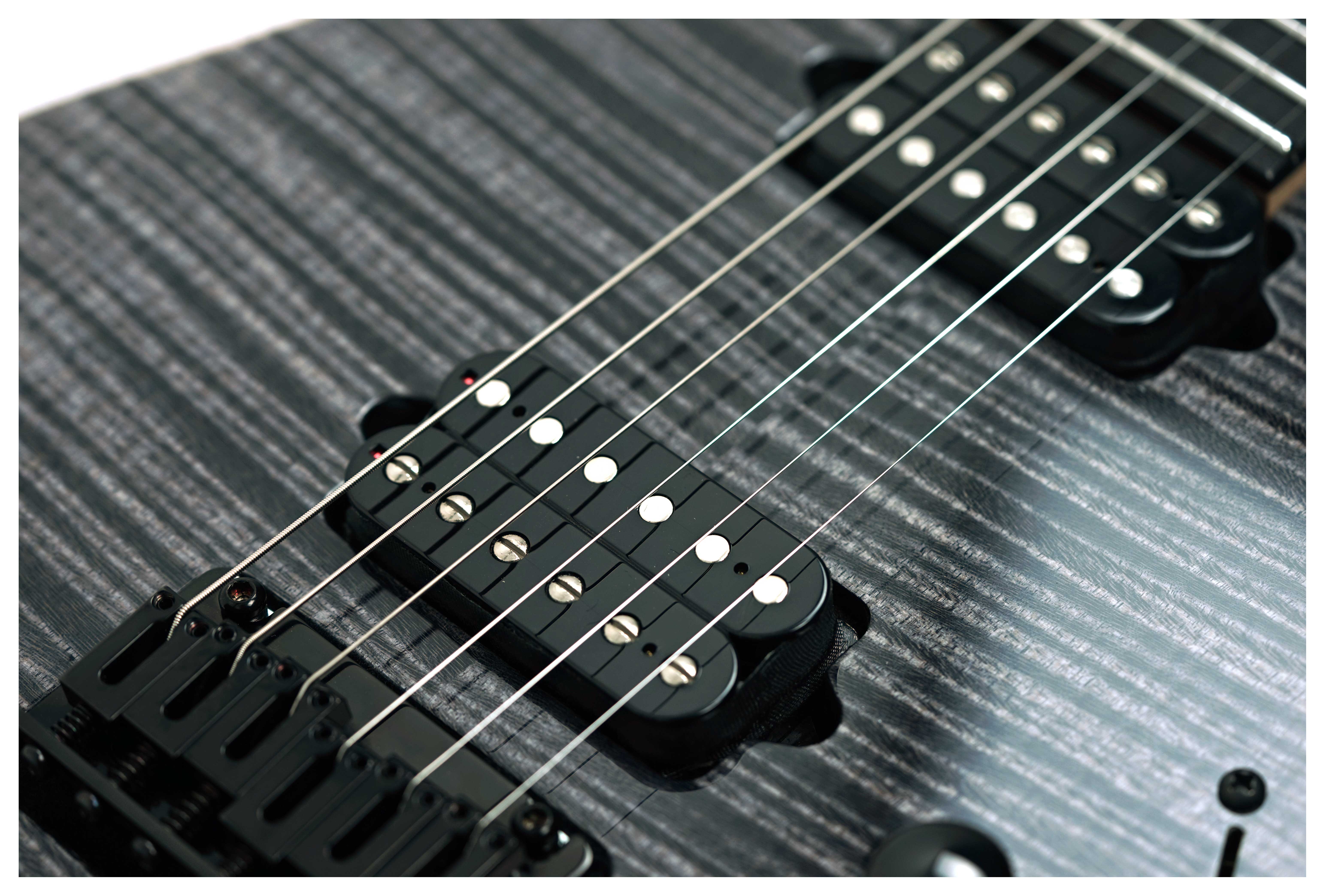 GUITARGUITAR Suhr Modern HH Flame Maple Trans Charcoal Ebony Fingerboard #87869