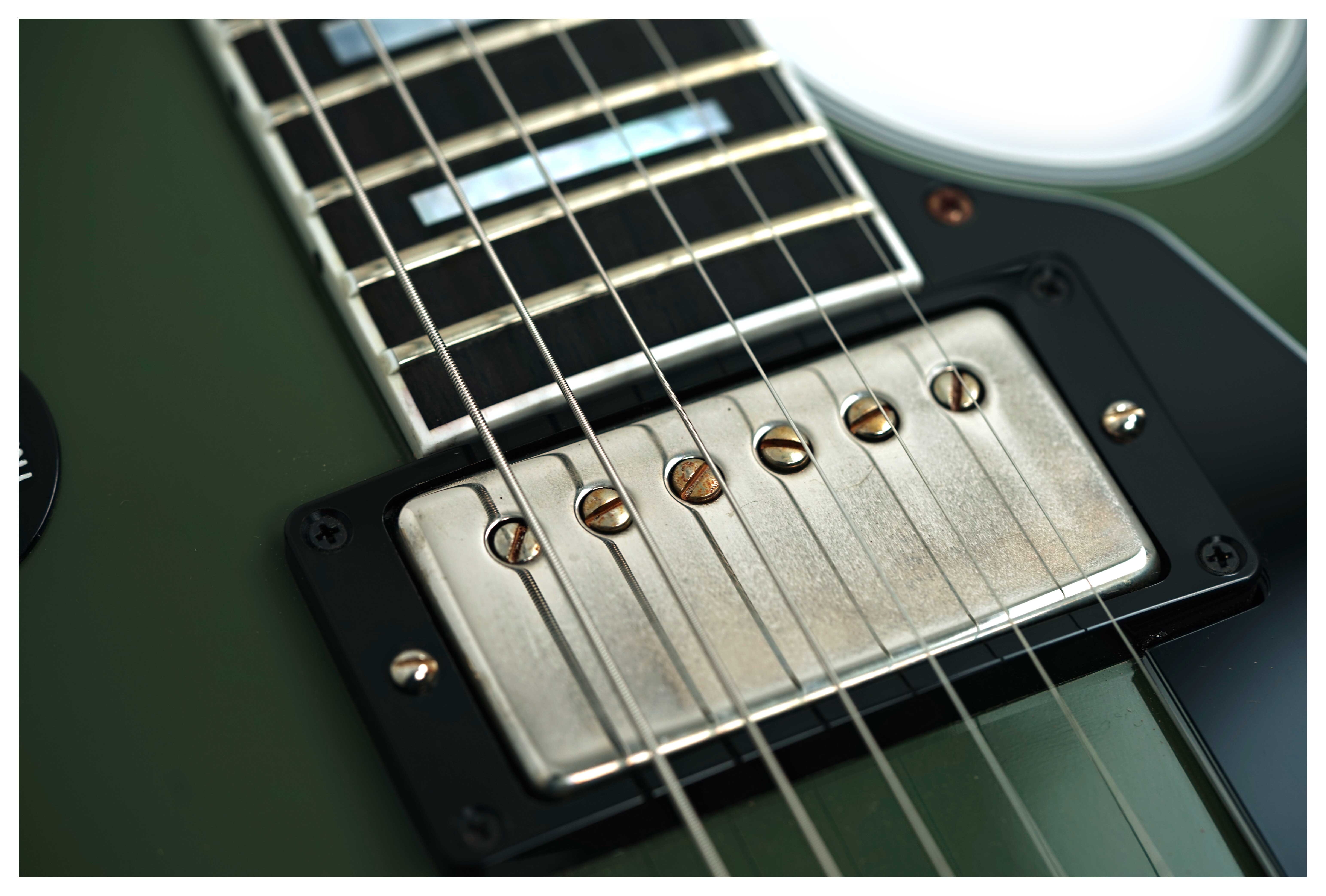 GUITARGUITAR Gibson Custom Shop Dealer Select 1968 Les Paul Custom VOS Olive Drab  #505928