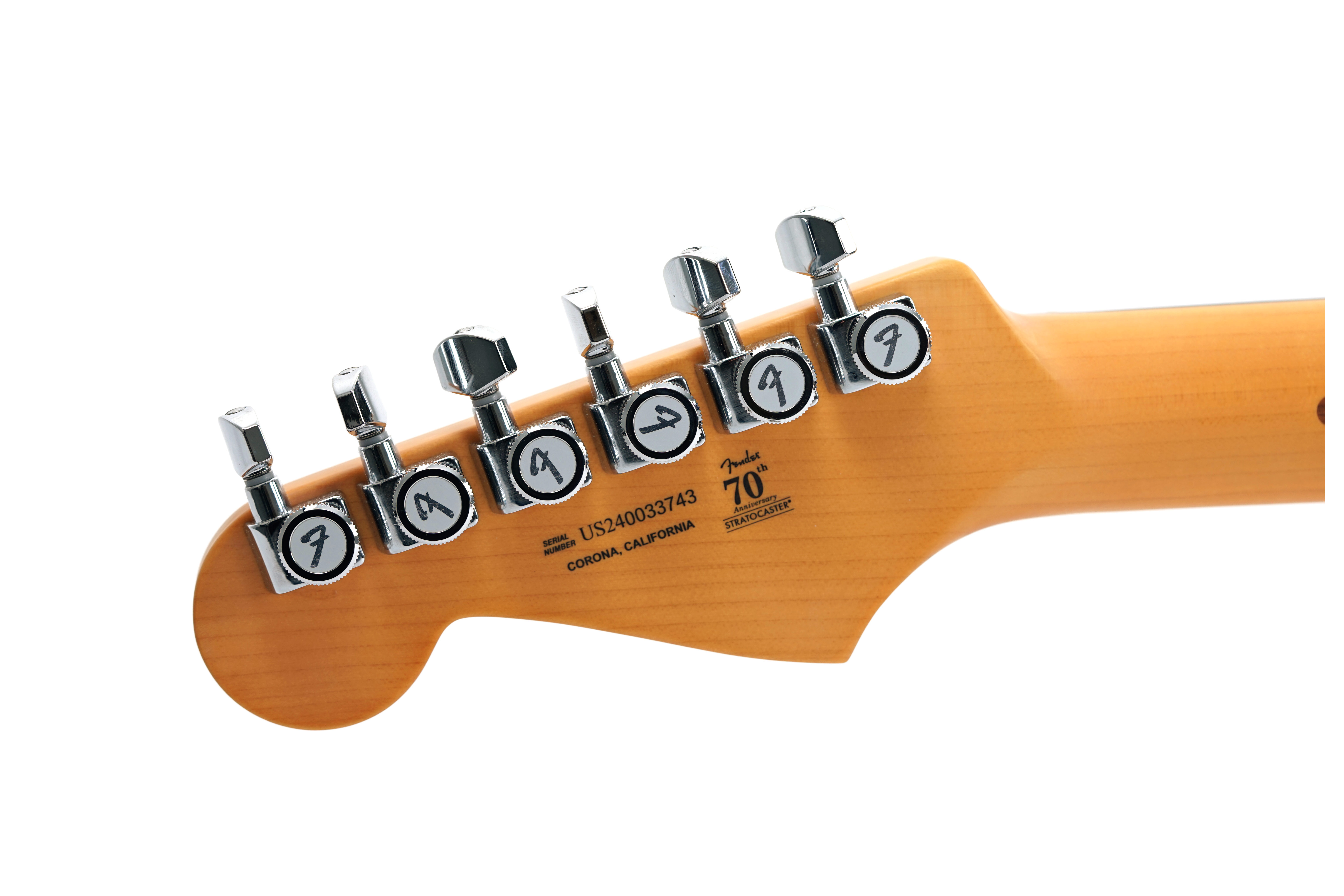 GUITARGUITAR Fender American Ultra II Stratocaster HSS Ebony Fingerboard Texas Tea