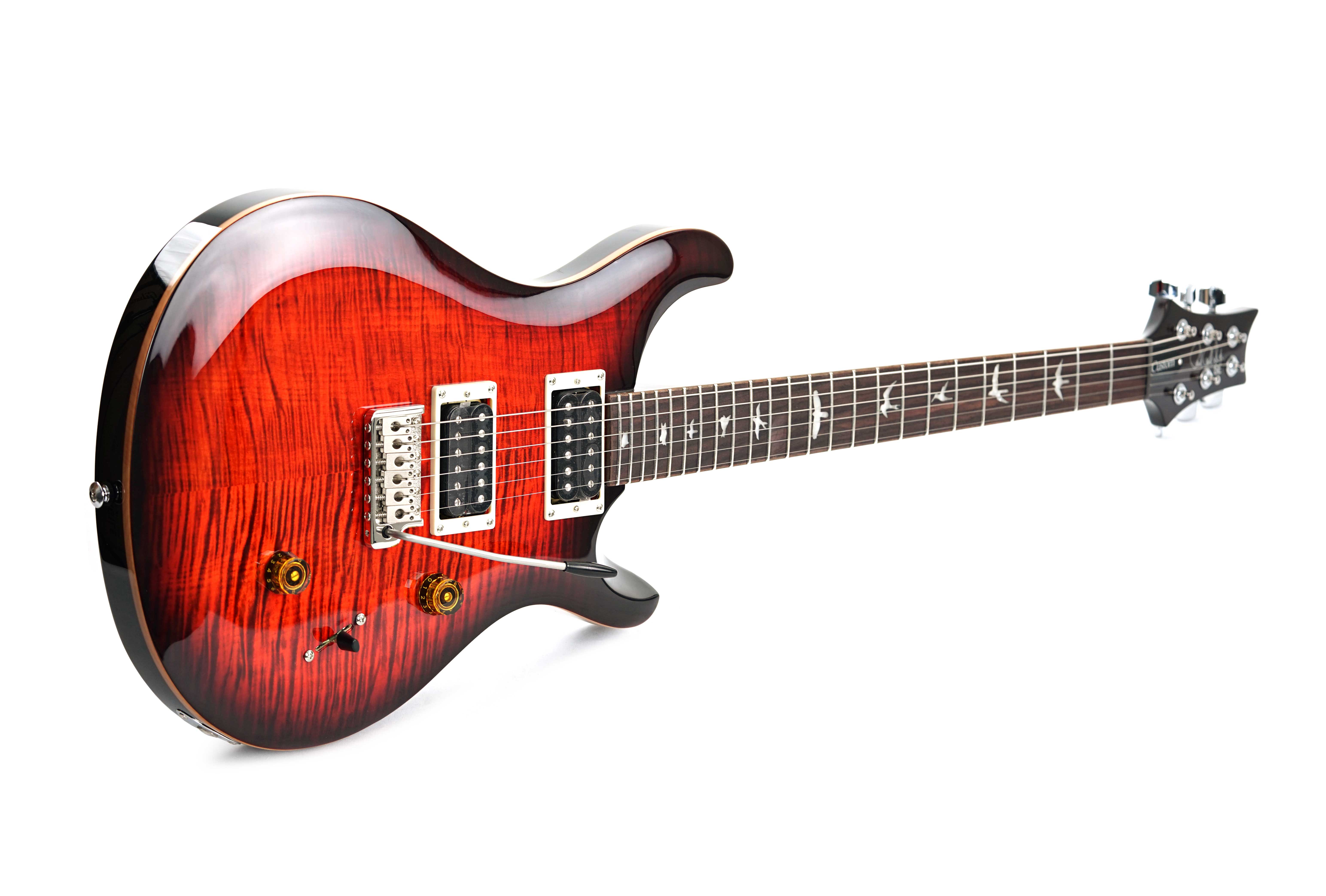 GUITARGUITAR PRS SE Custom 24 Orange Tiger Smokeburst