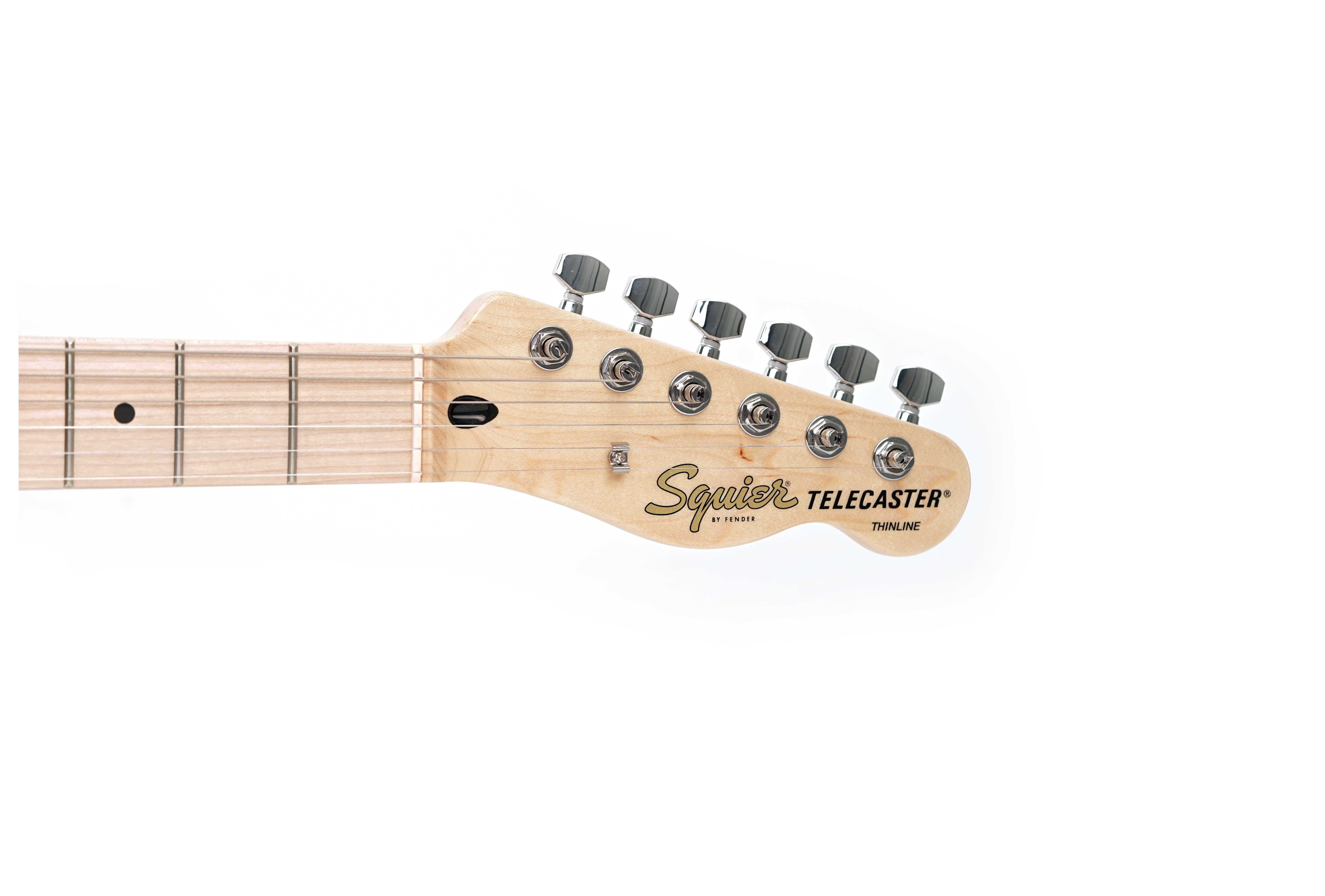 GUITARGUITAR Squier Affinity Series Telecaster Thinline White Pickguard 3-Colour Sunburst Maple Fingerboard