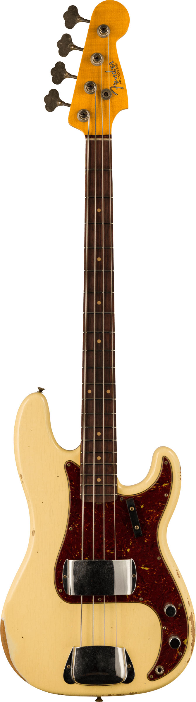 GUITARGUITAR Fender Custom Shop 64 Precision Bass Relic Aged Vintage White