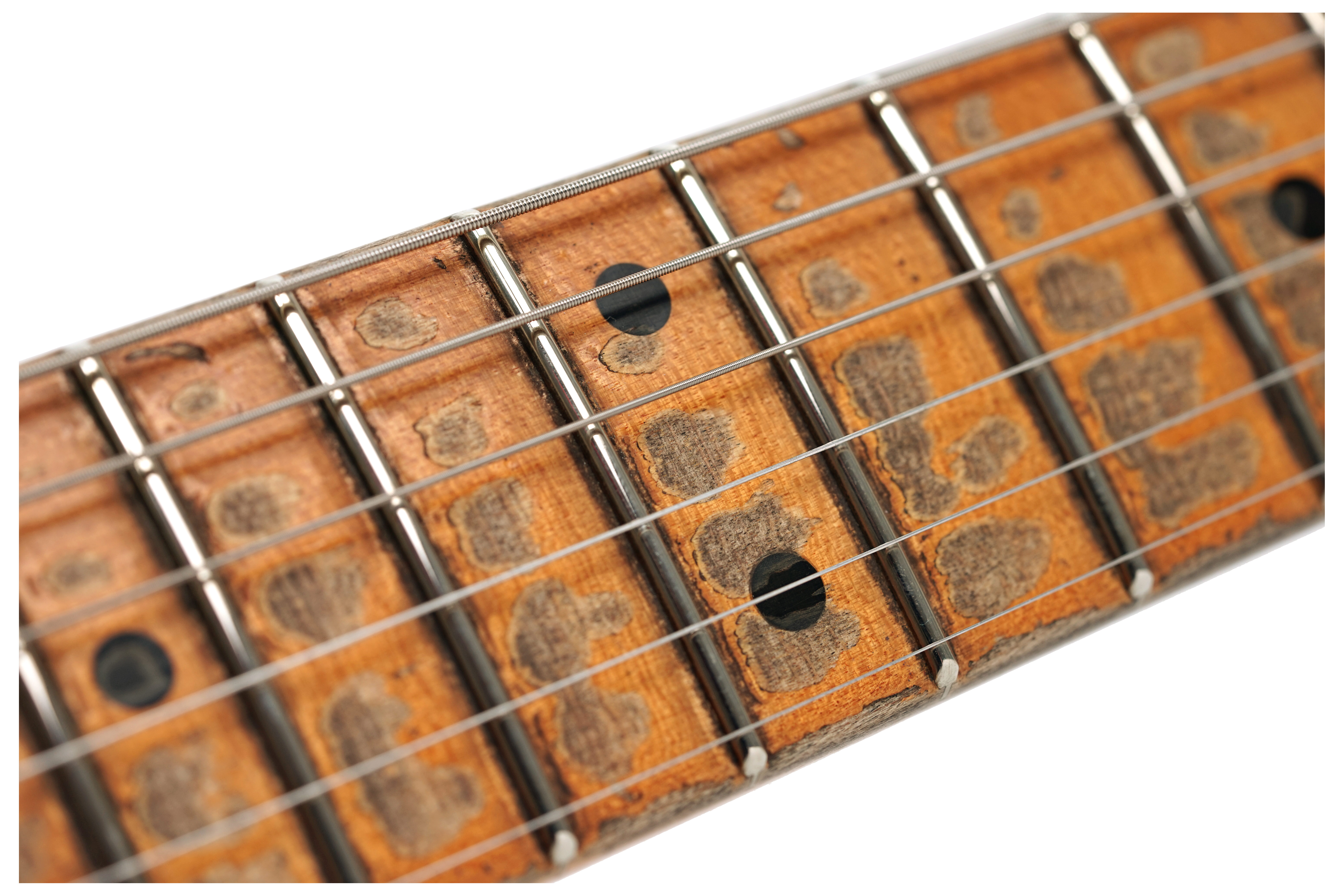 GUITARGUITAR Fender Custom Shop 1955 Telecaster Heavy Relic Masterbuilt By Dale Wilson Aged White Blonde #CZ552240