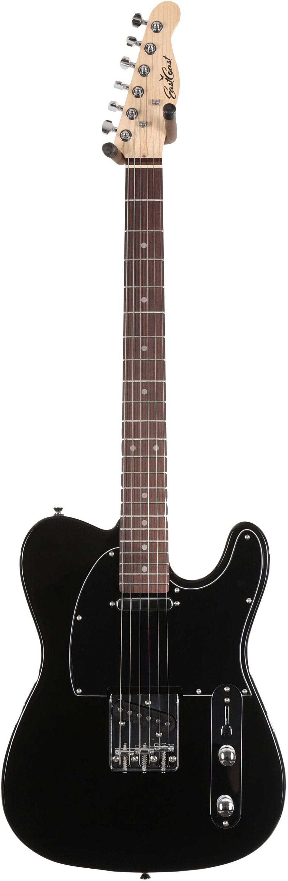 GUITARGUITAR EastCoast T1-BK Black Rosewood Fingerboard