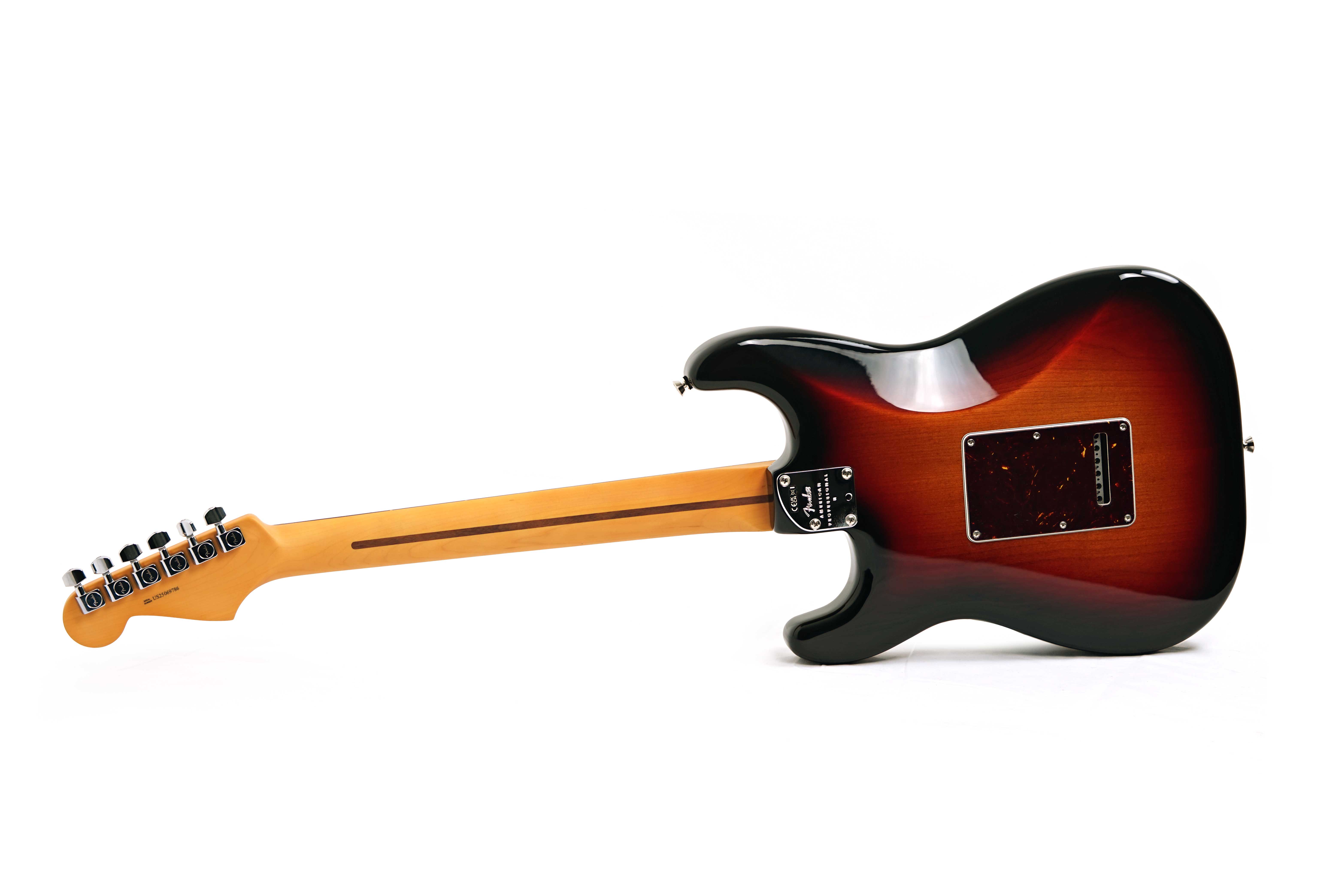 GUITARGUITAR Fender American Professional II Stratocaster 3 Tone Sunburst Rosewood Fingerboard #US25069786