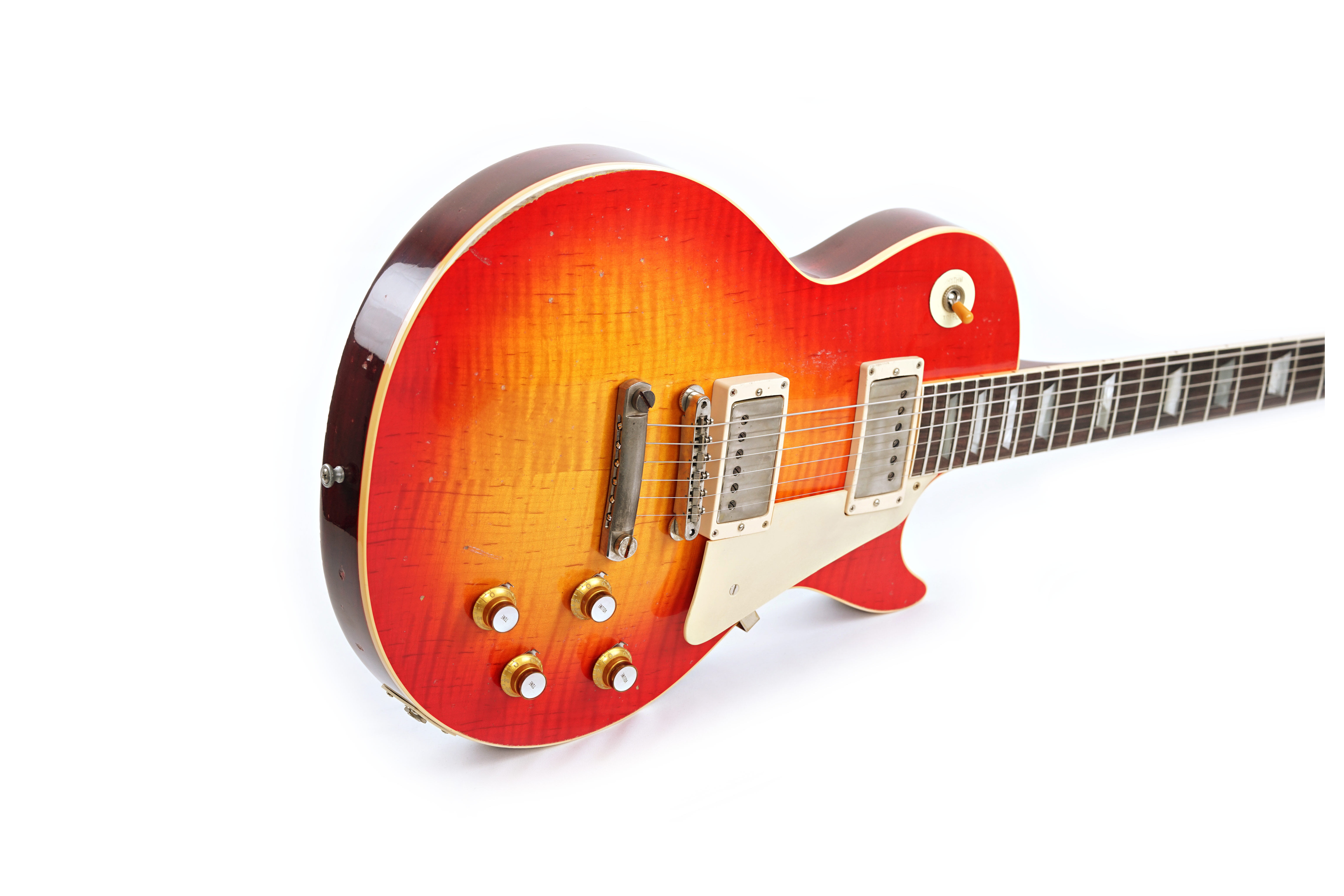 GUITARGUITAR Gibson Custom Shop 60s Les Paul Standard M2M Tomato Soup Burst Murphy Lab Heavy Aged #04327