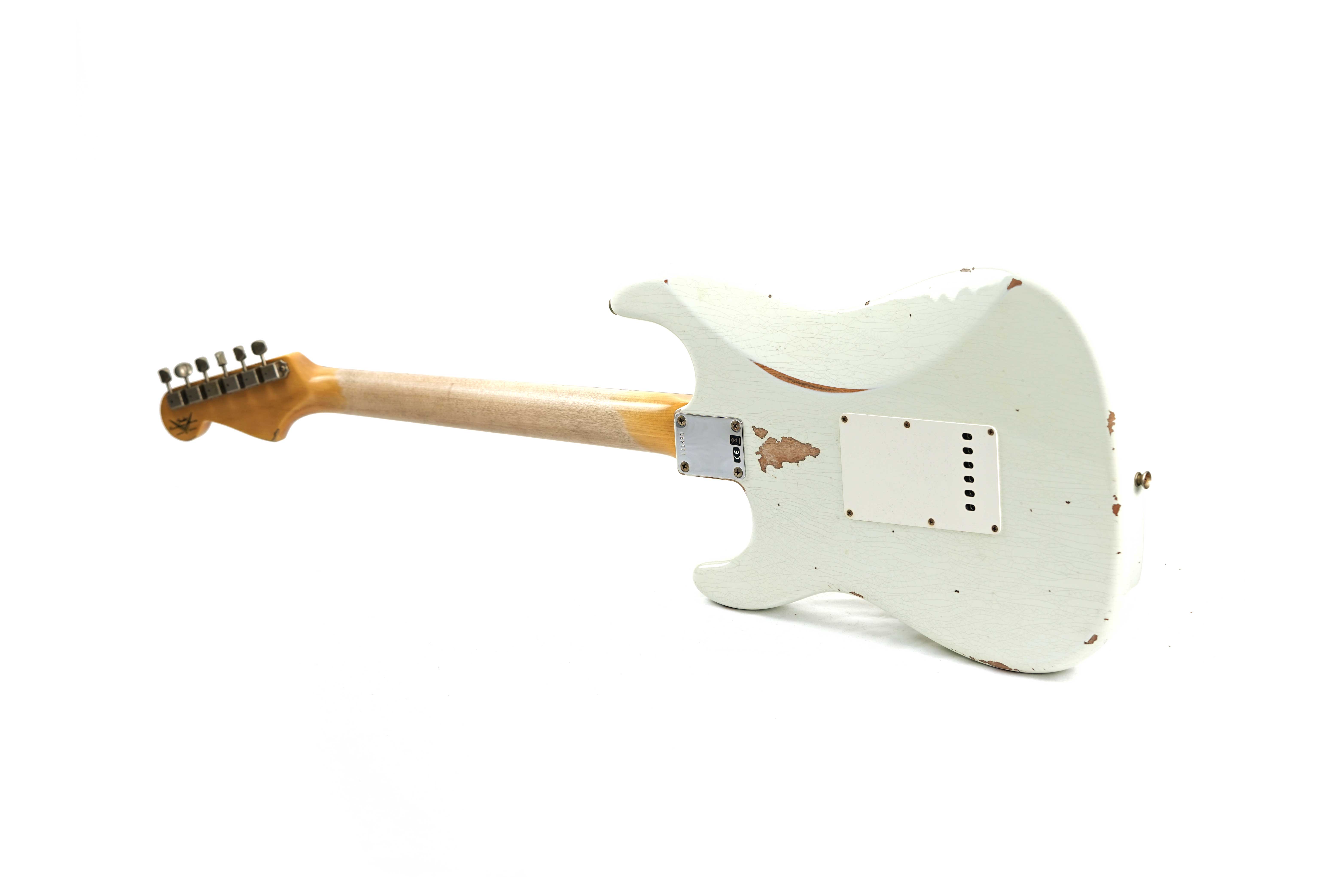 GUITARGUITAR Fender Custom Shop Limited Edition 1964 L-Series Stratocaster Heavy Relic Olympic White