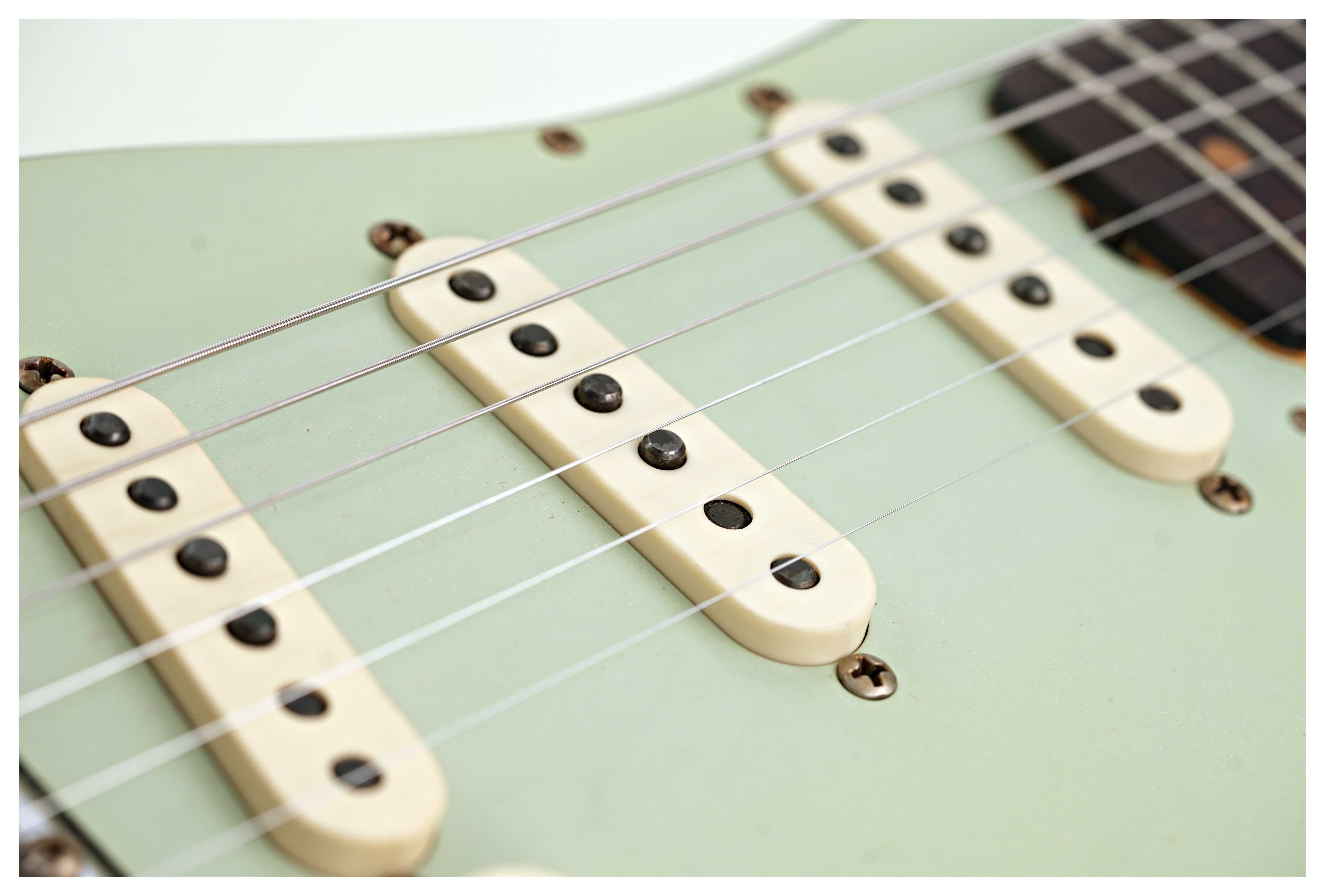GUITARGUITAR Fender Custom Shop 1962 Stratocaster Relic Aged Olympic White #CZ586958