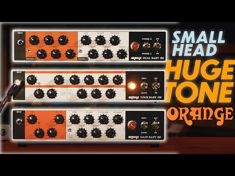GUITARGUITAR Orange Dual Baby 100 Solid-State Amp Head