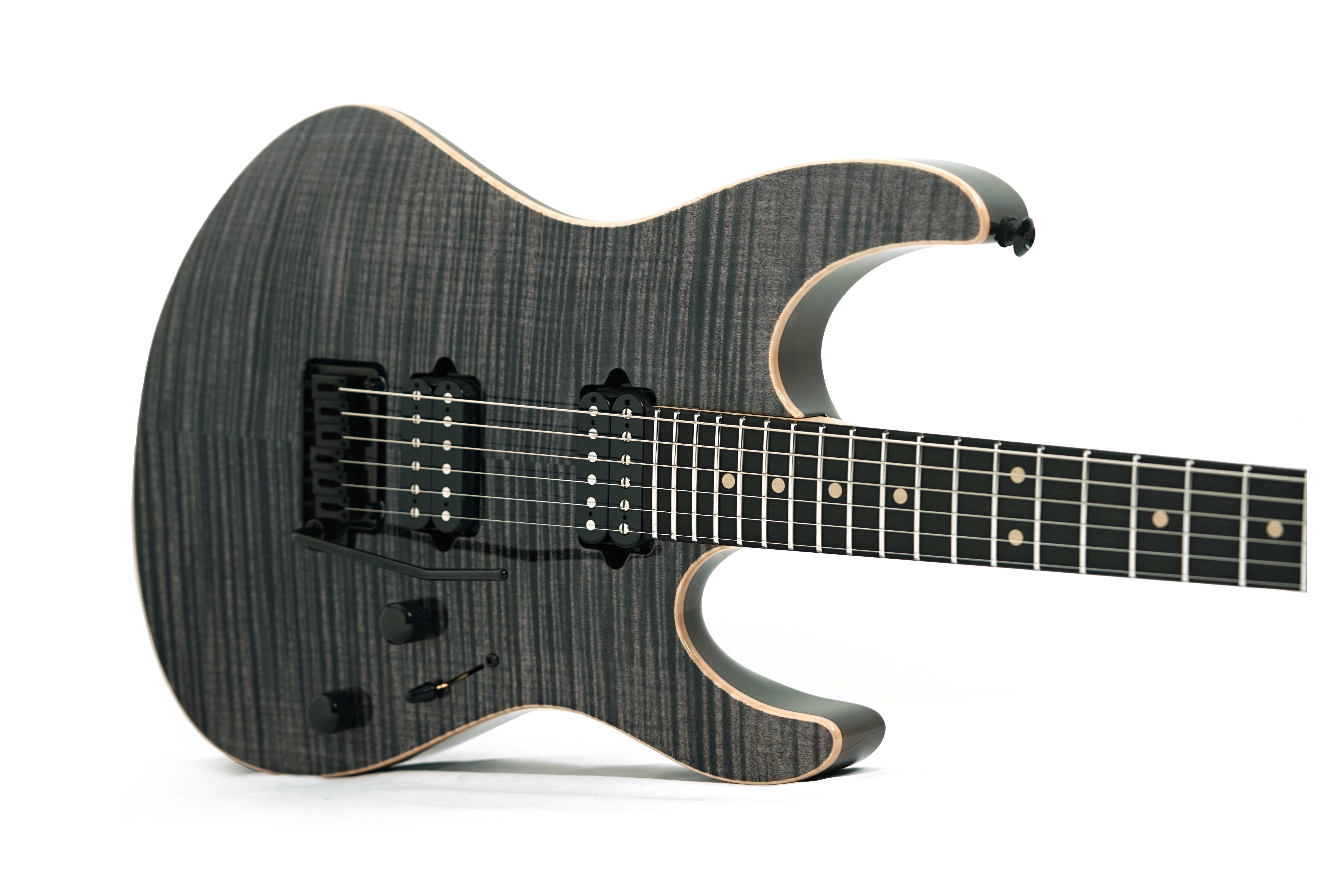 GUITARGUITAR Suhr Modern HH Flame Maple Trans Charcoal Ebony Fingerboard #87869