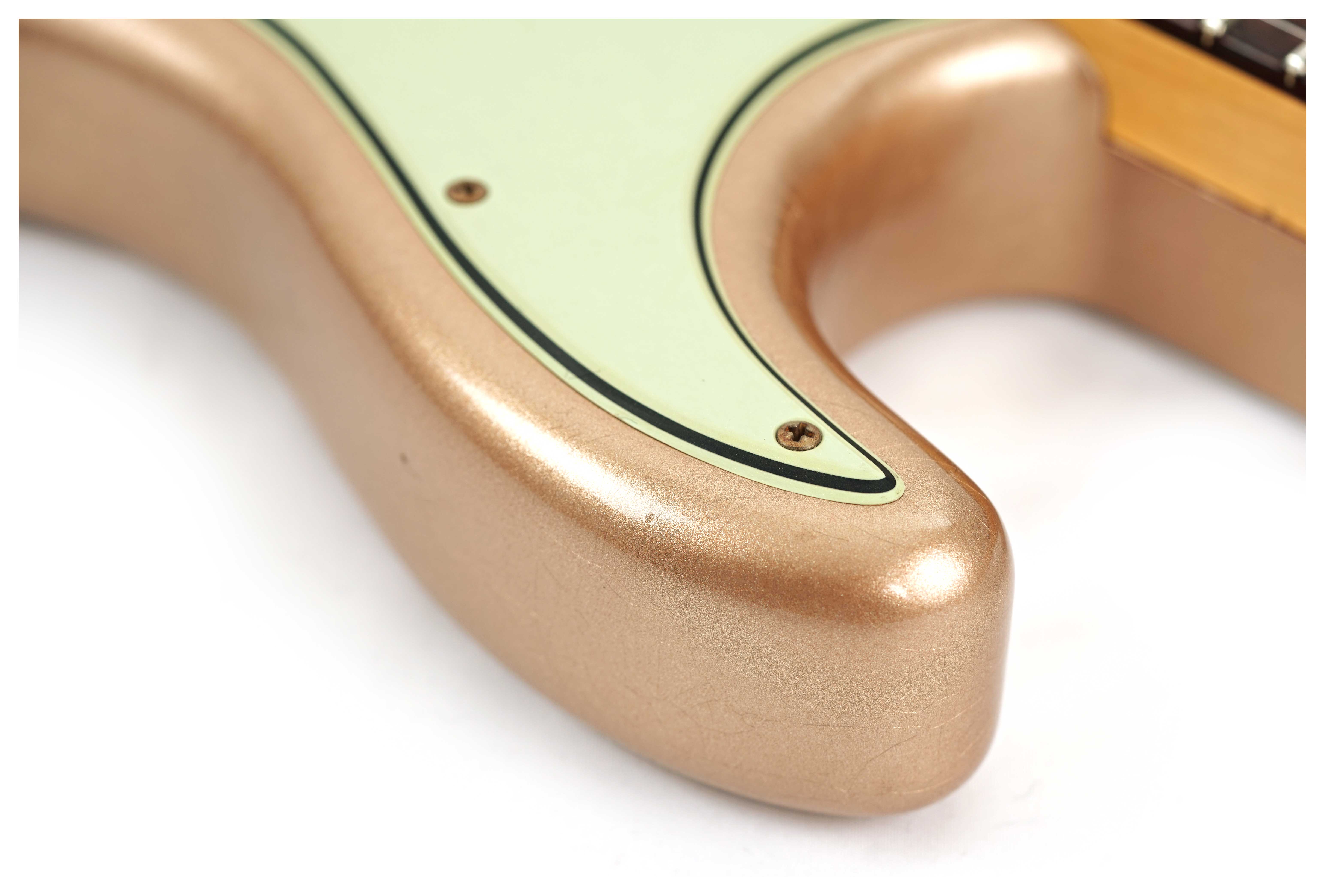 GUITARGUITAR Fender Custom Shop 1959 Stratocaster Journeyman Relic Super Faded Aged Firemist Gold #CZ581728
