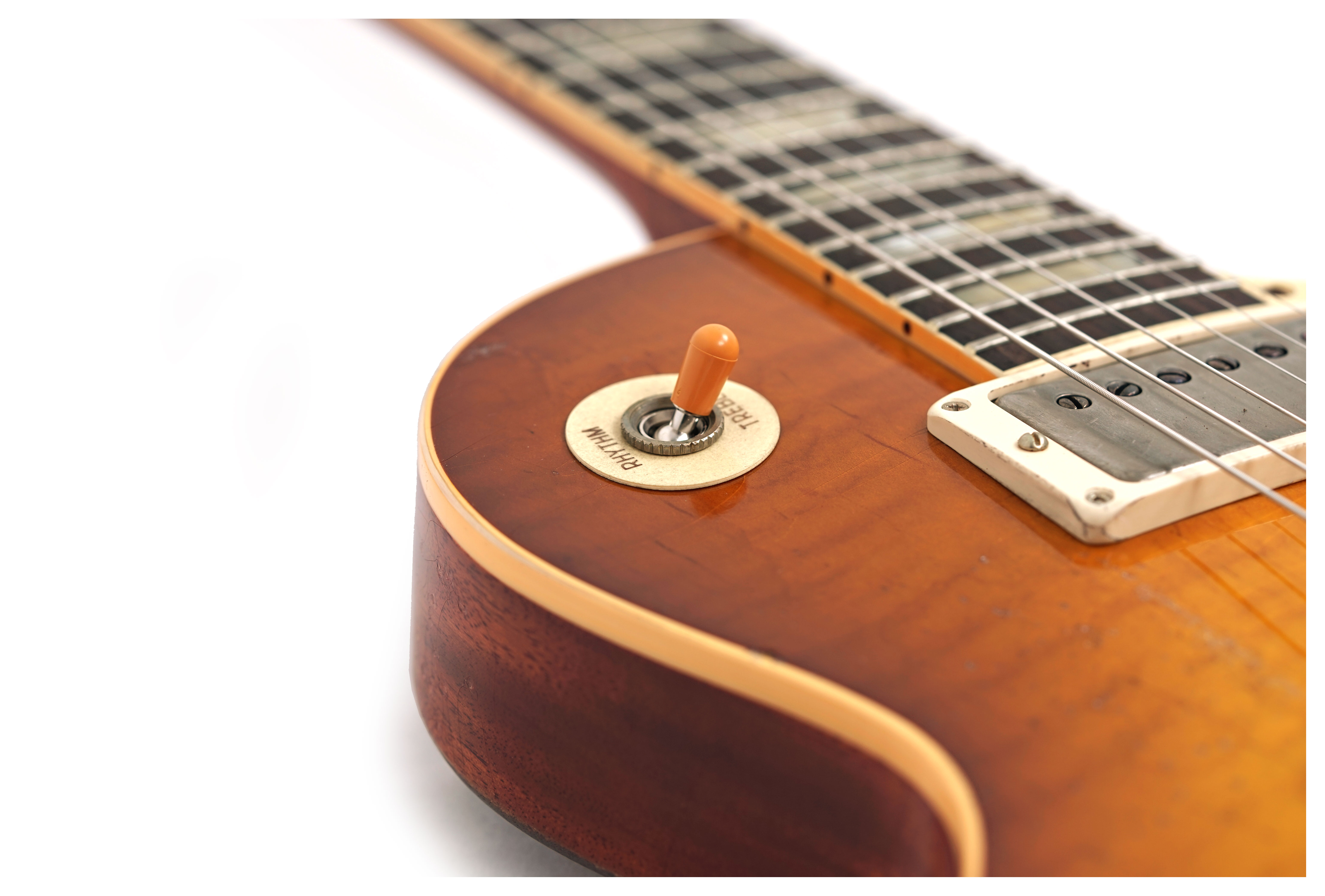 GUITARGUITAR Gibson Custom Shop Murphy Lab 1959 Les Paul Standard Reissue Heavy Aged Golden Poppy Burst #943458